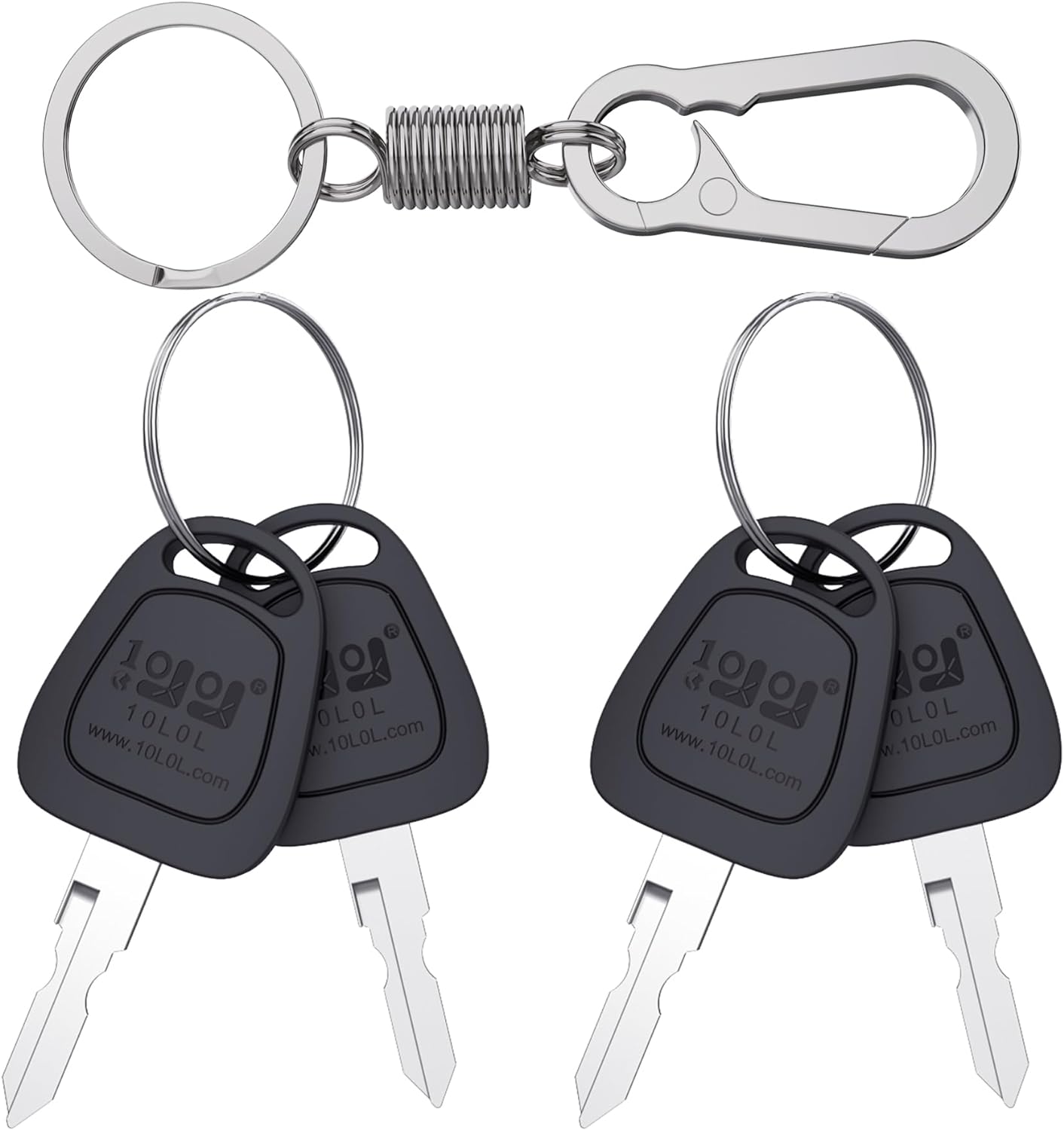 4 Pack Golf Cart Keys for Club Car DS 1982-up and Precedent 2004-up|10L0L