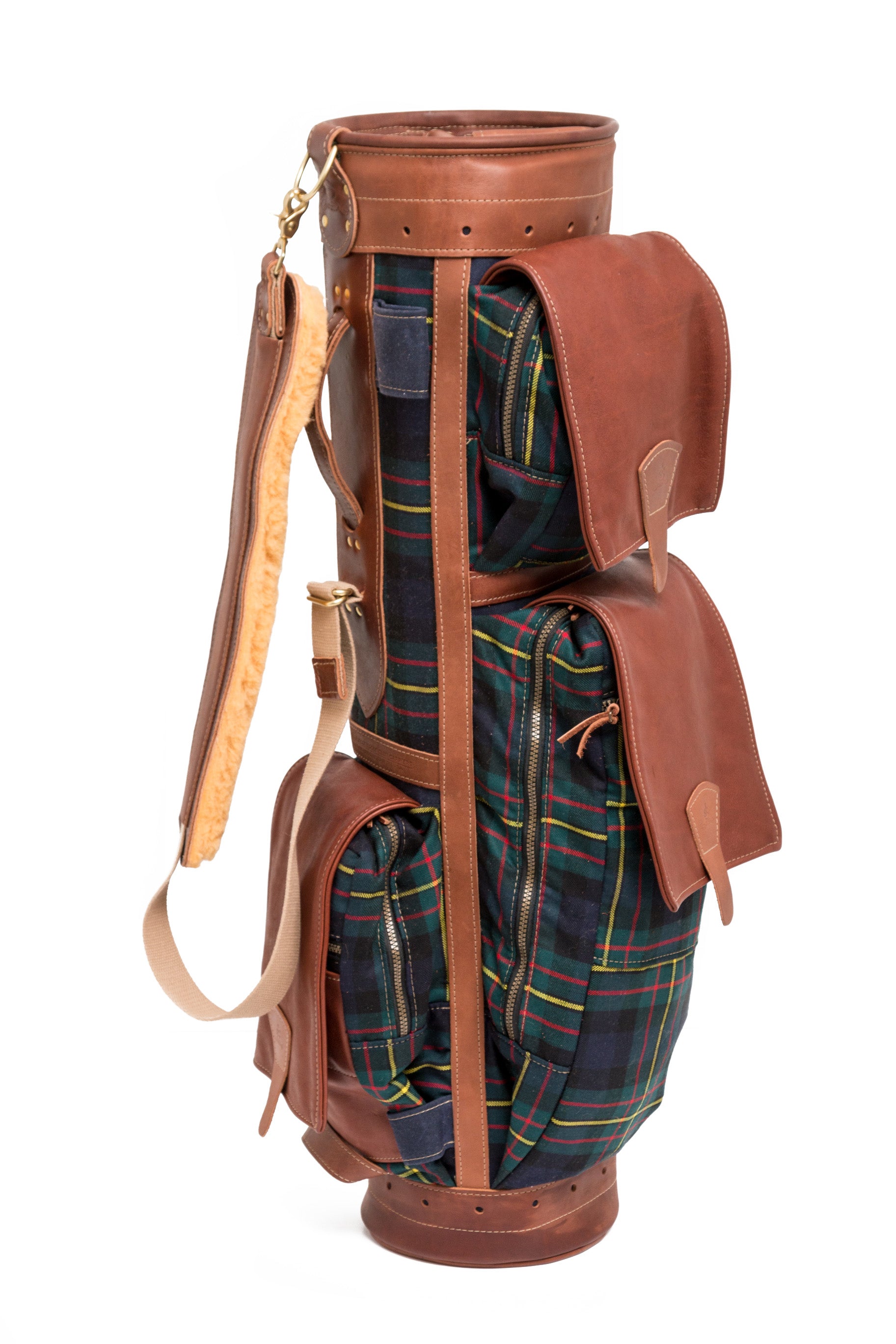 8 Gran Tour Style Tartan Golf Bag