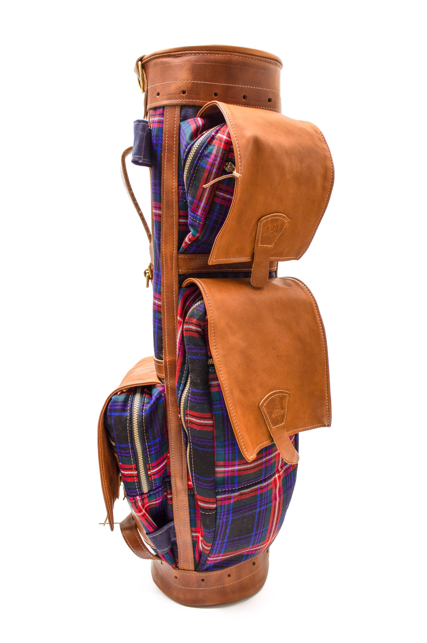 8 Gran Tour Style Tartan Golf Bag