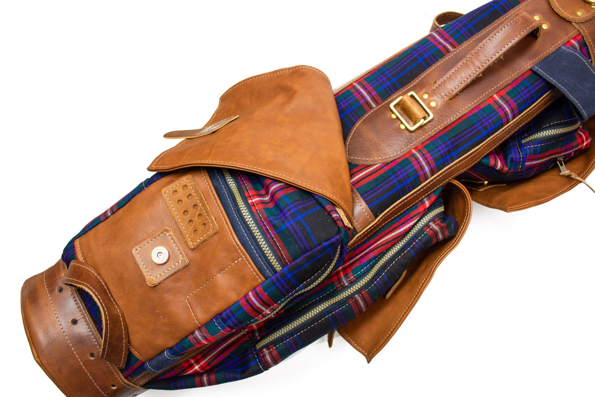 8 Gran Tour Style Tartan Golf Bag