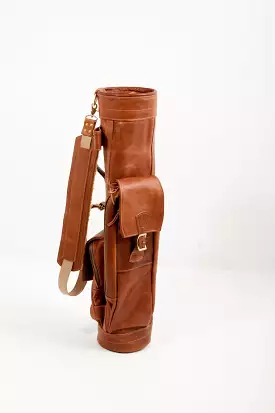 8 Premium Leather Airliner Style Golf Bag