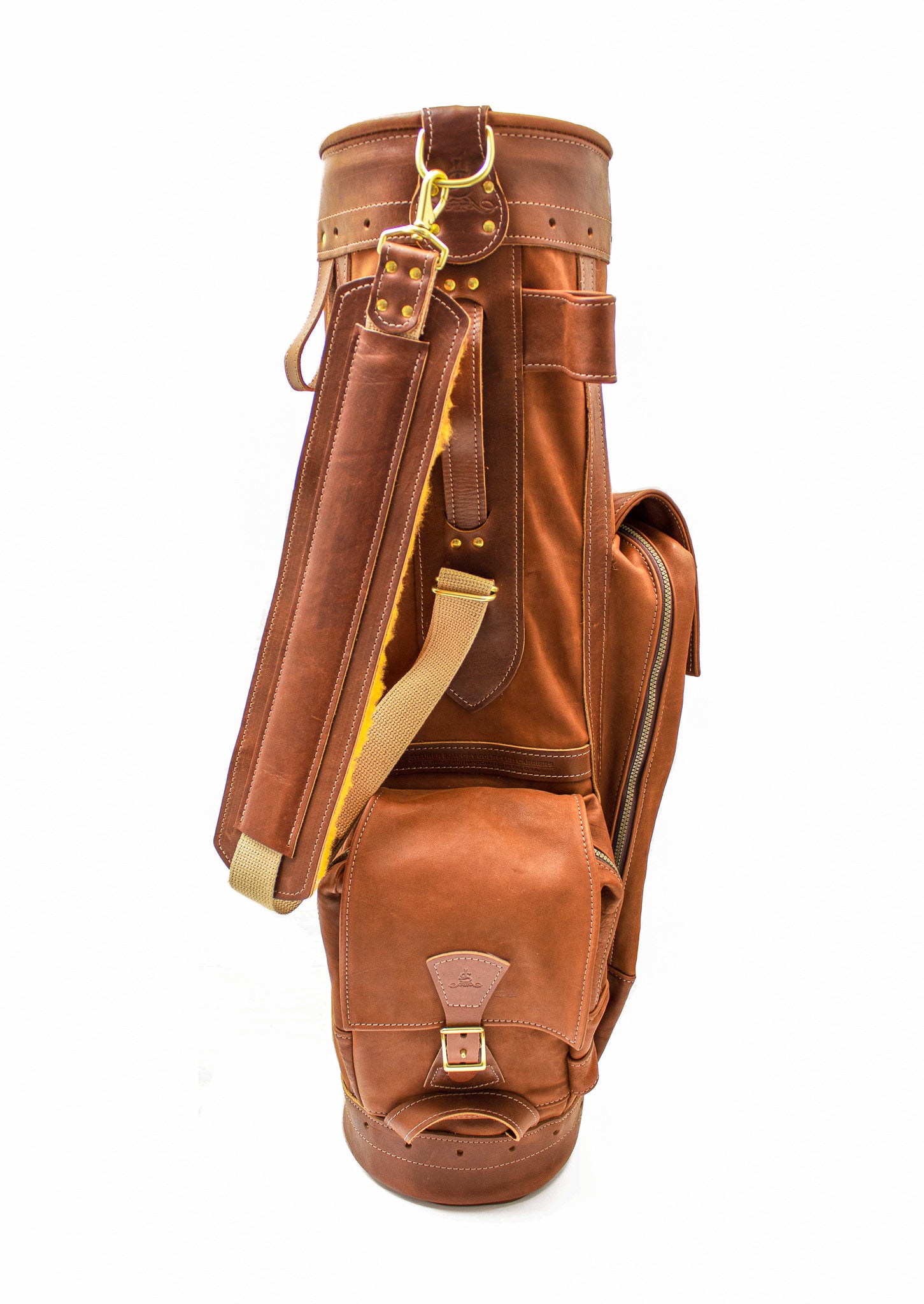 8 Premium Leather Airliner Style Golf Bag