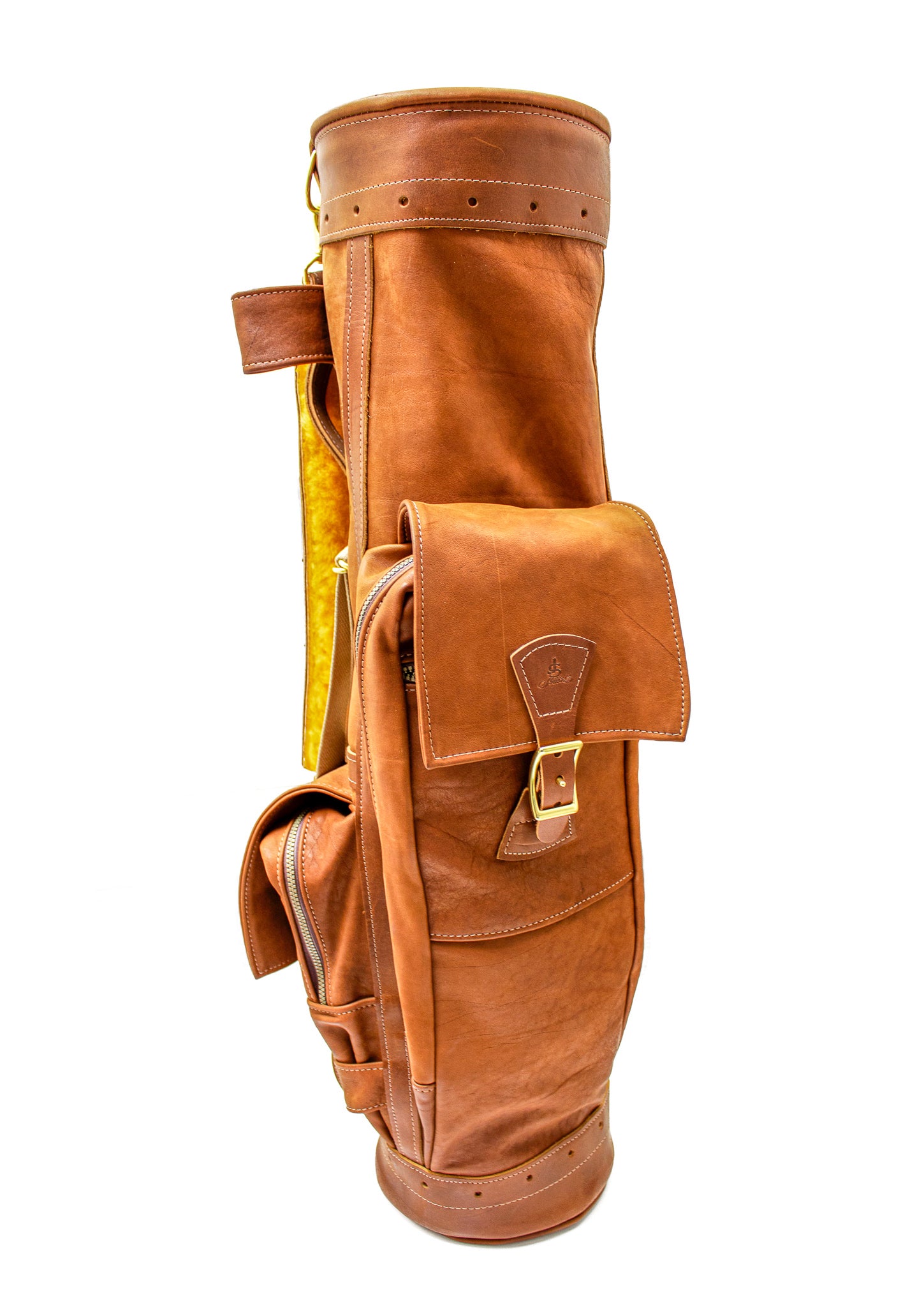 8 Premium Leather Airliner Style Golf Bag