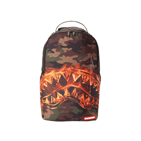 [B2221] Sprayground Fire Shark Backpack