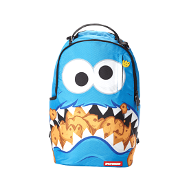 [B2512] Sprayground Cookie Monster Shark Backpack