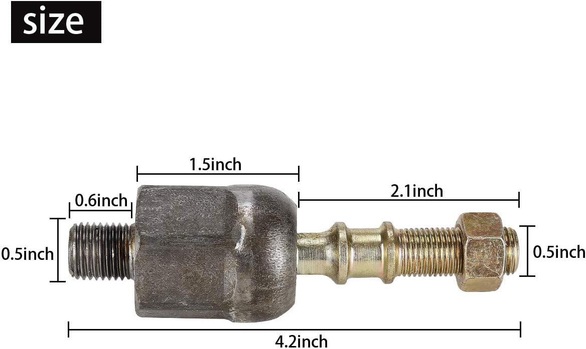 Ball Joint Inner and Nut Steering Rack Assembly for Golf Cart Club Car DS (1997-up) -10L0L