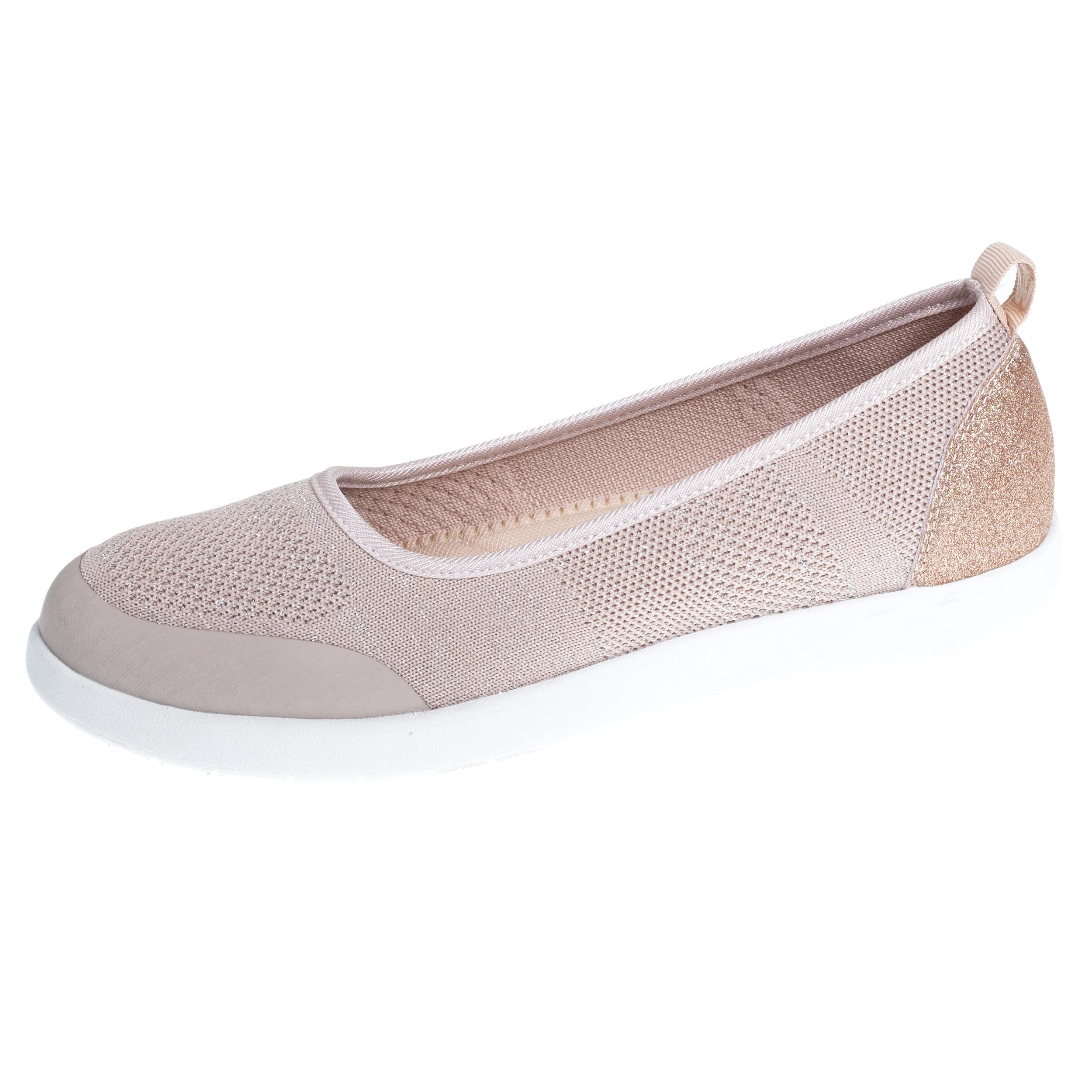 Ballerines Femme slip-on Rose poudré