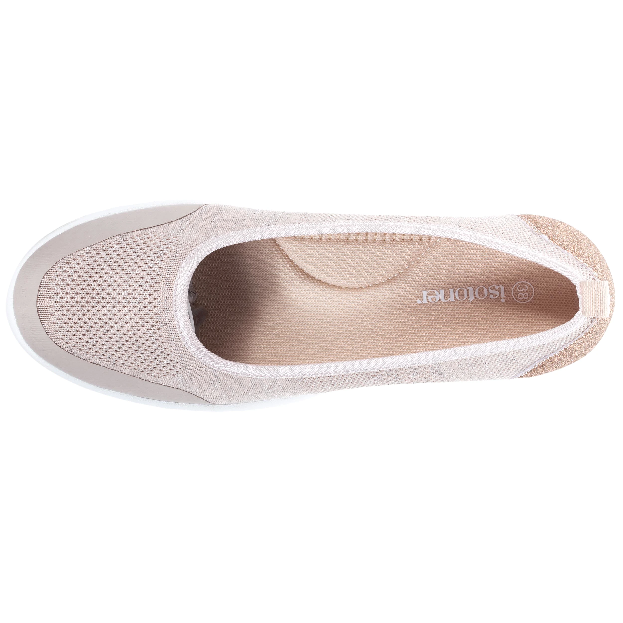 Ballerines Femme slip-on Rose poudré