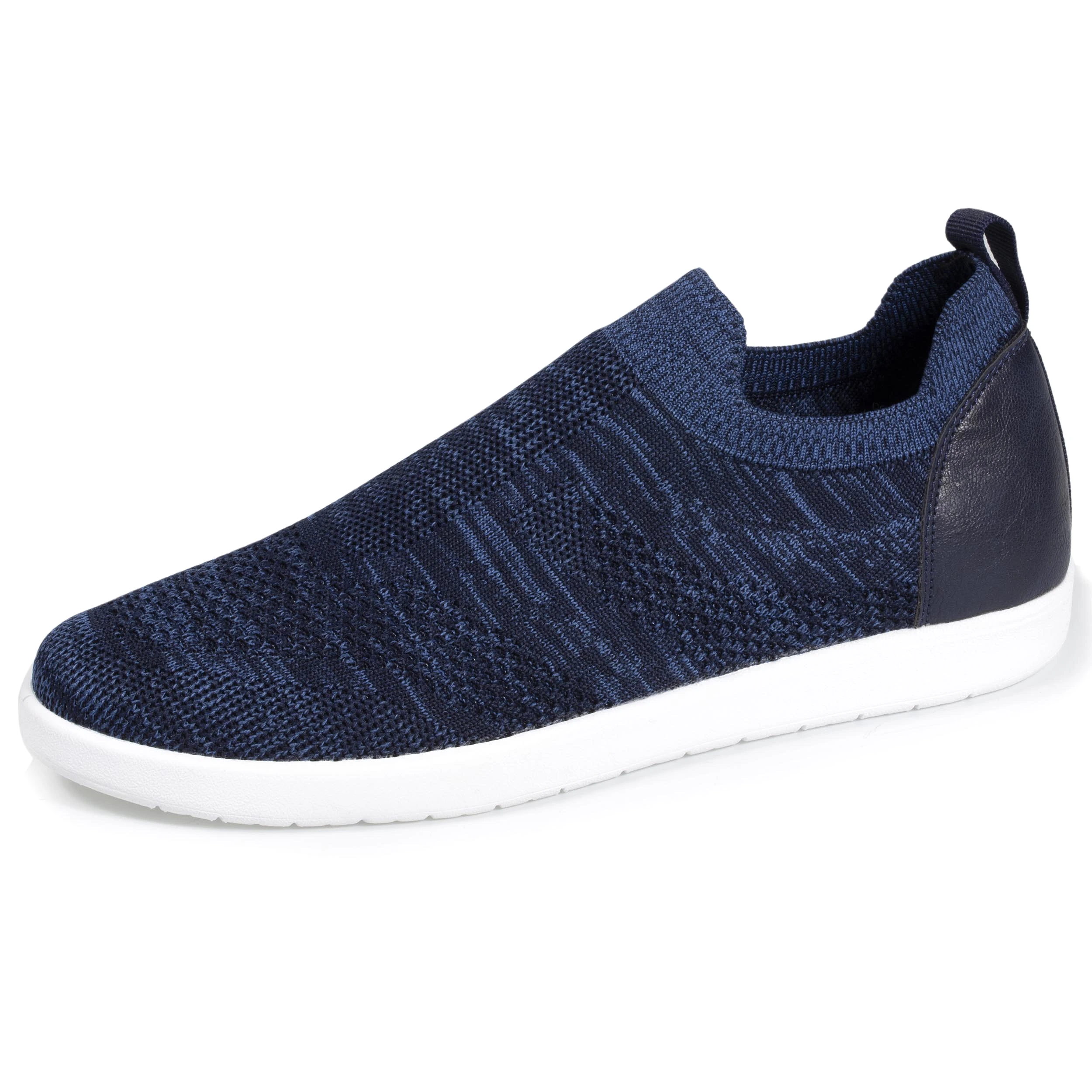 Baskets Confort Femme Slip-on Marine