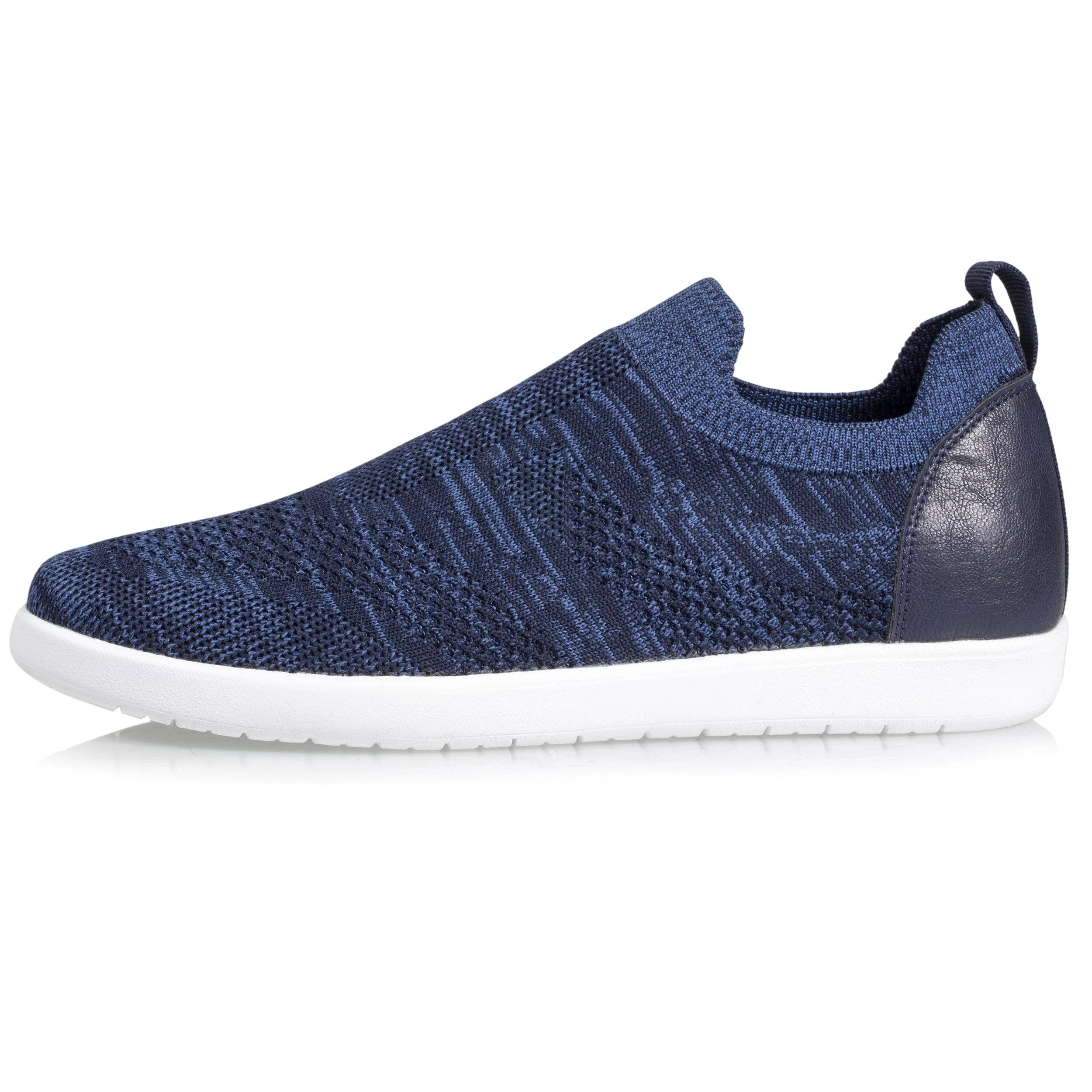 Baskets Confort Femme Slip-on Marine