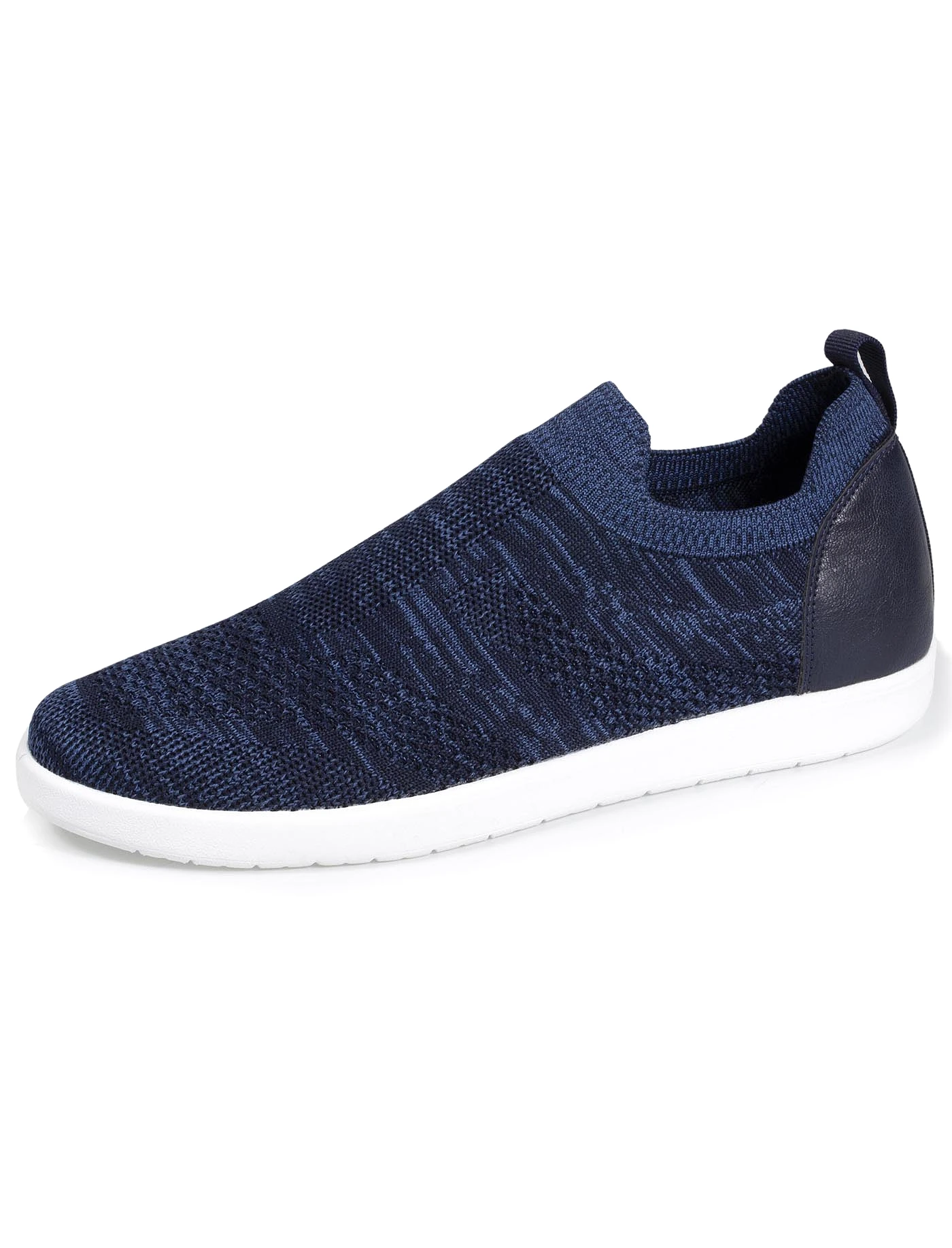 Baskets Confort Femme Slip-on Marine