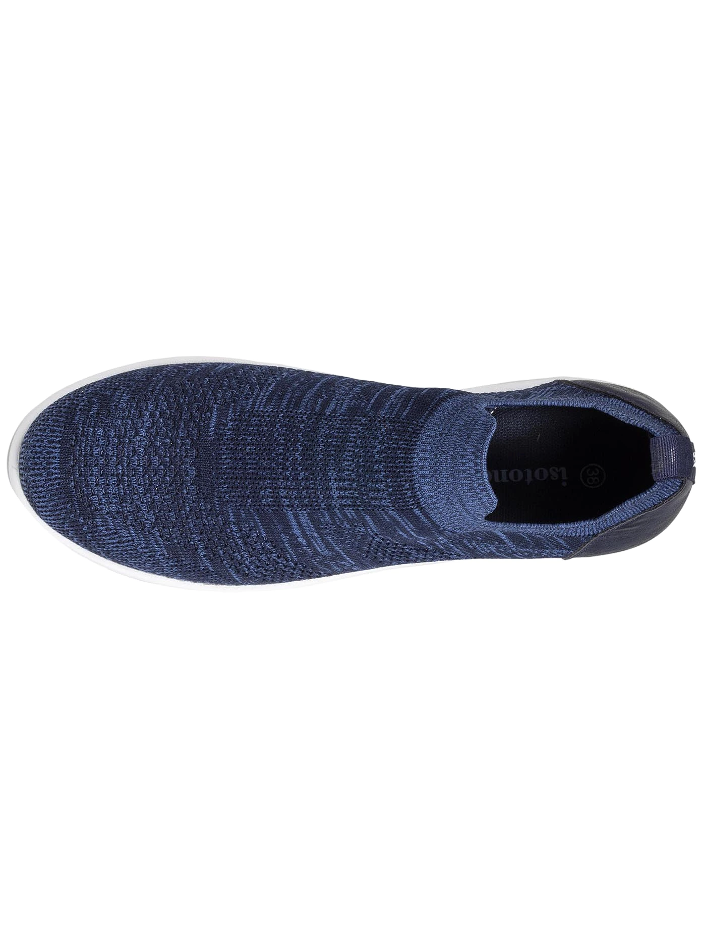 Baskets Confort Femme Slip-on Marine