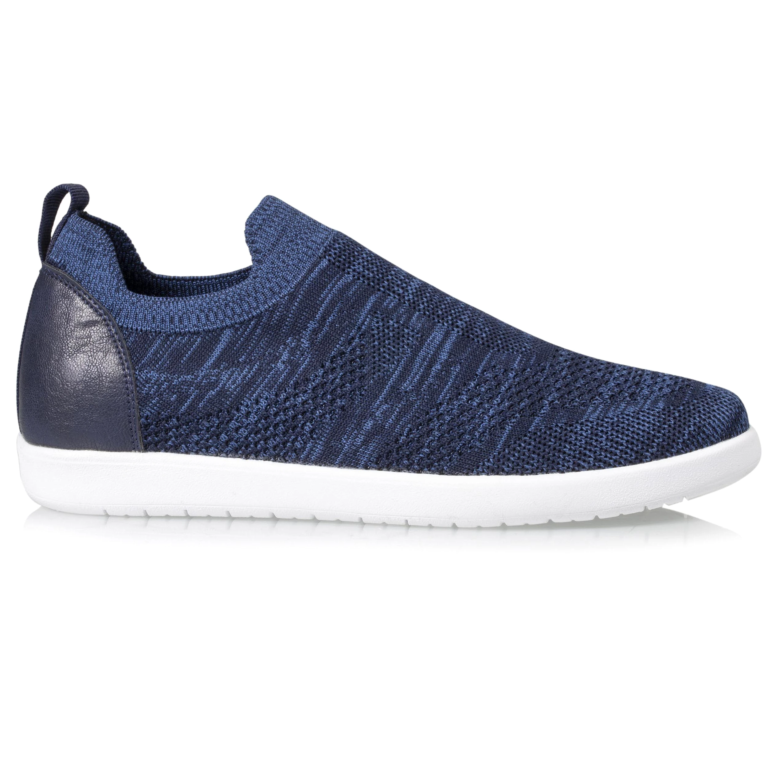 Baskets Confort Femme Slip-on Marine