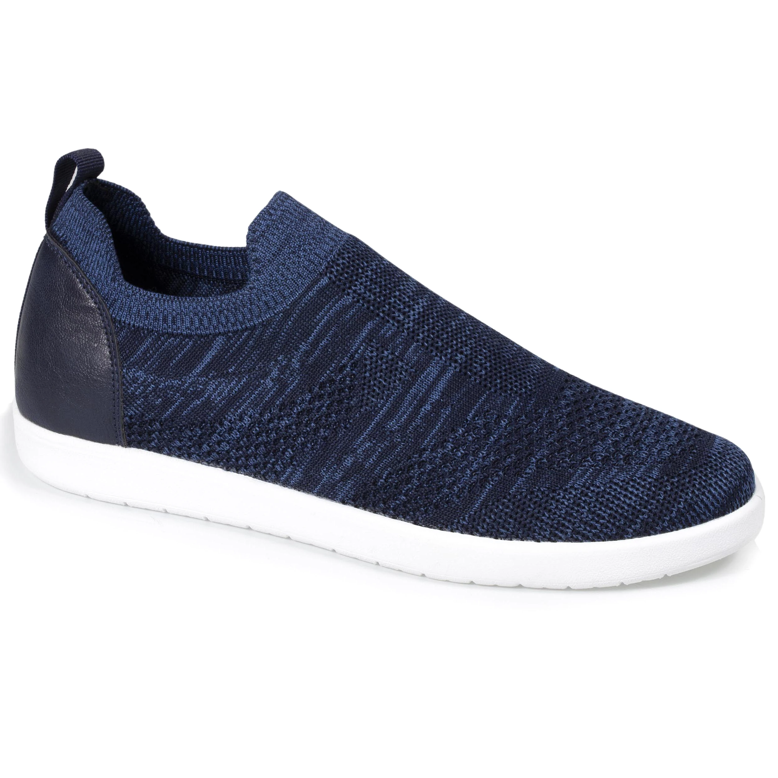 Baskets Confort Femme Slip-on Marine