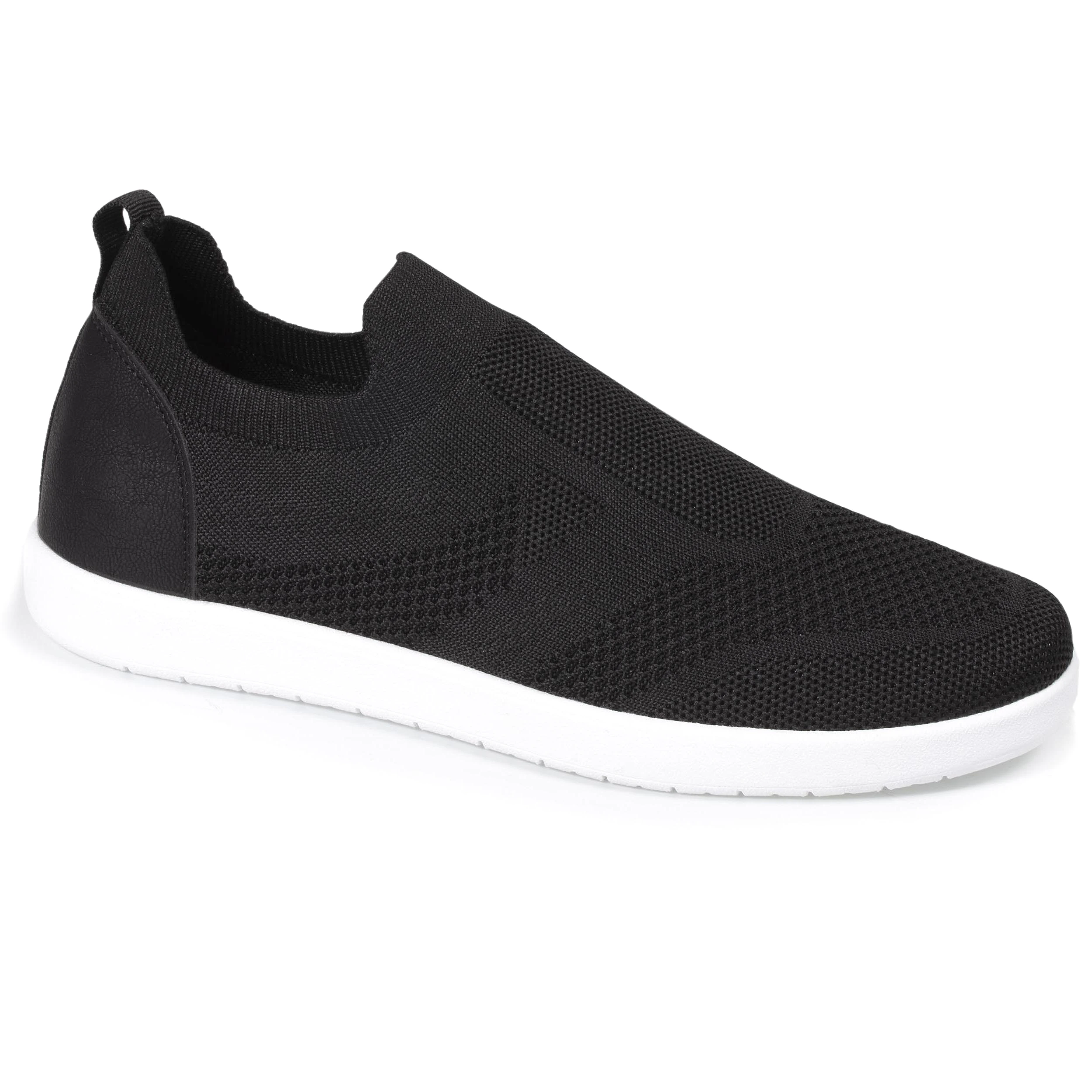 Baskets Confort Femme Slip-on Noir