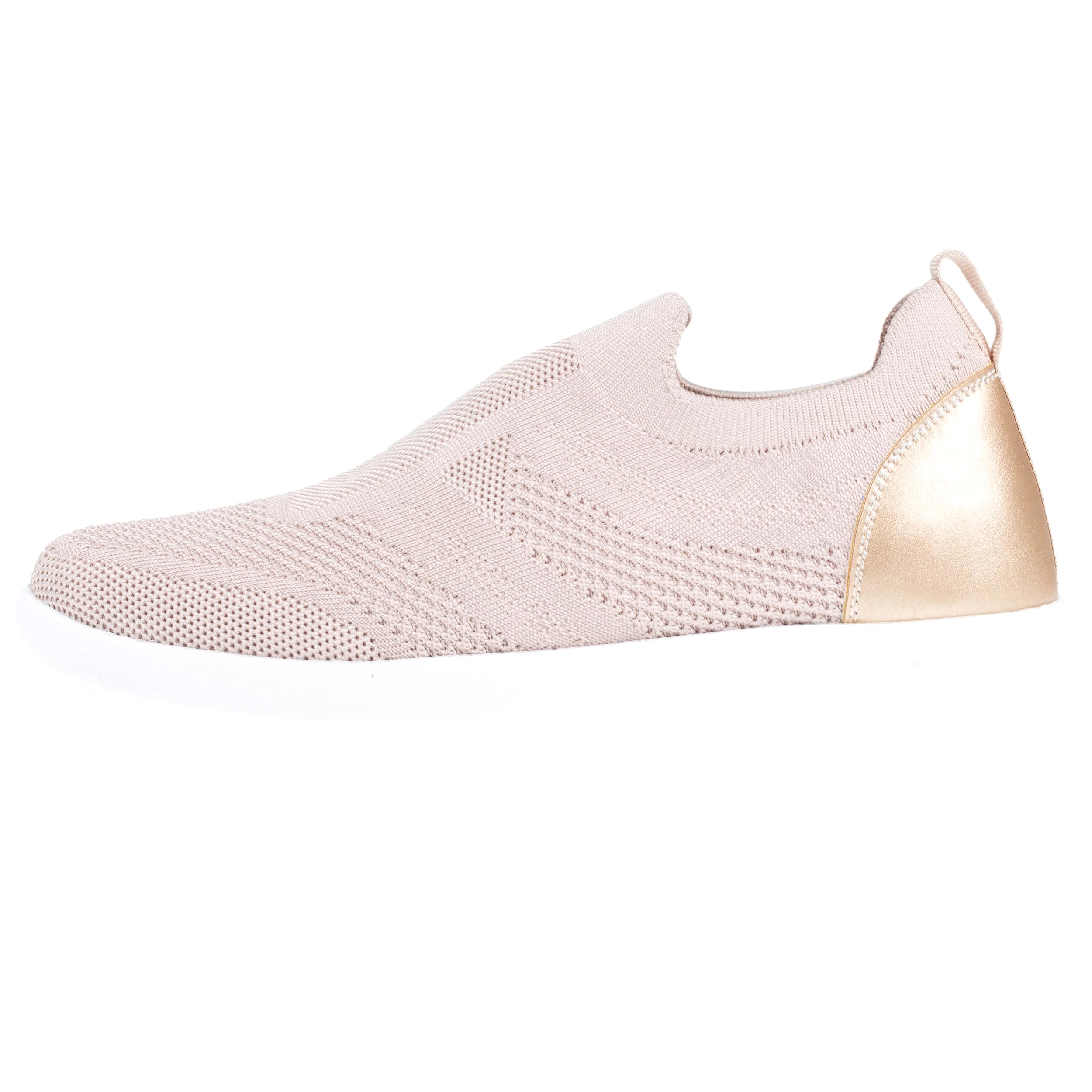 Baskets Confort Femme slip-on Rose poudré