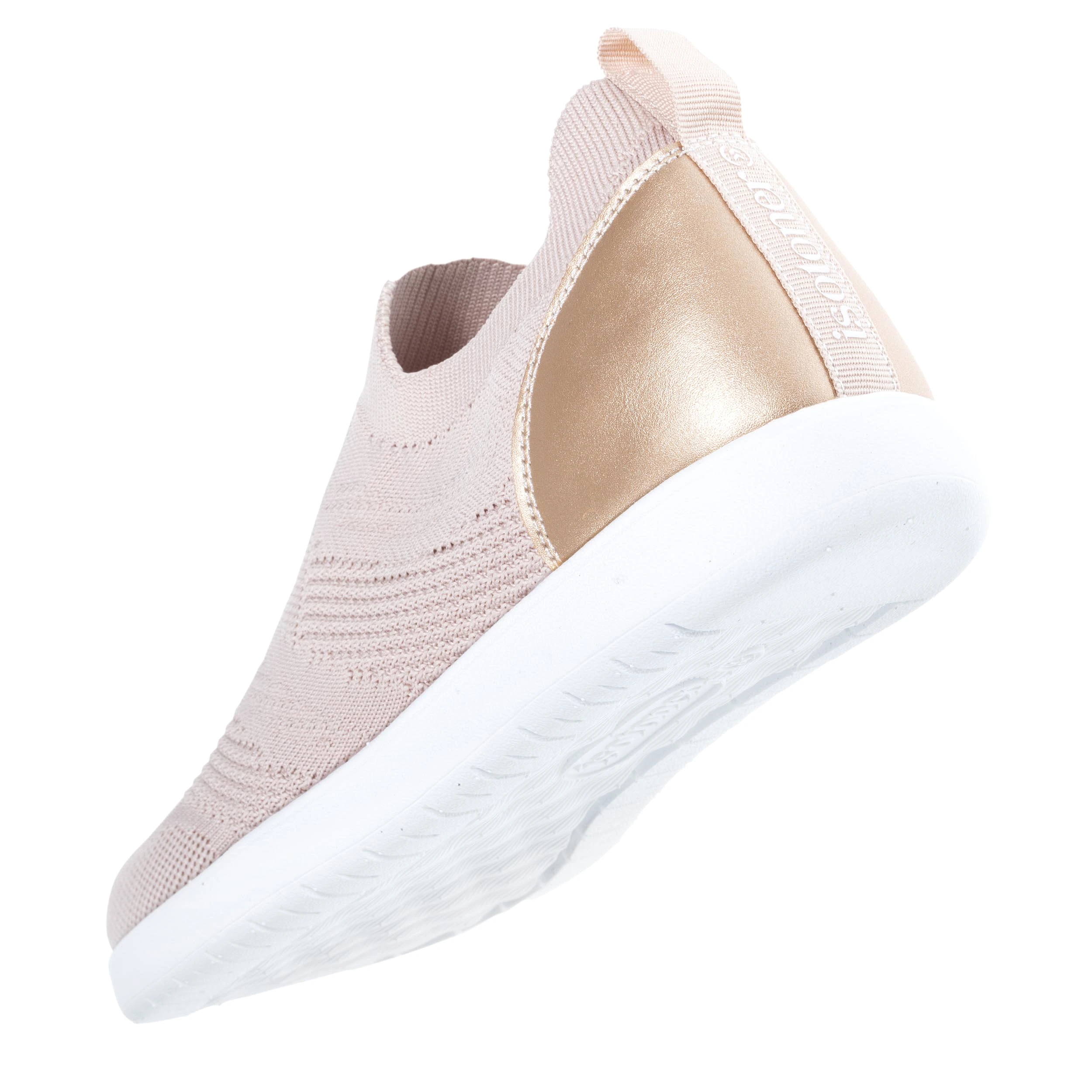 Baskets Confort Femme slip-on Rose poudré