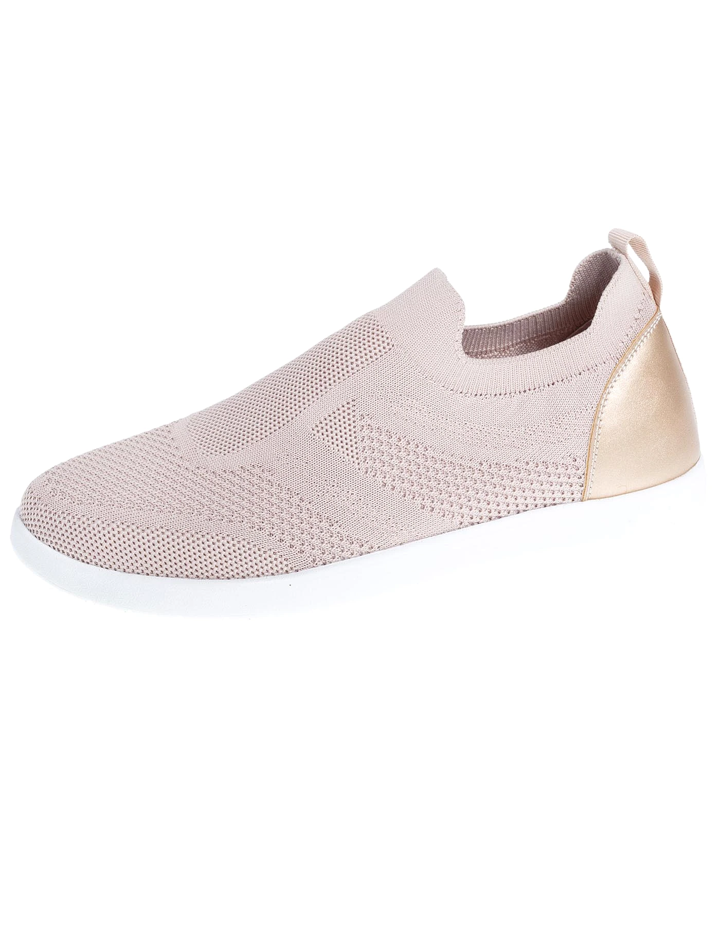 Baskets Confort Femme slip-on Rose poudré