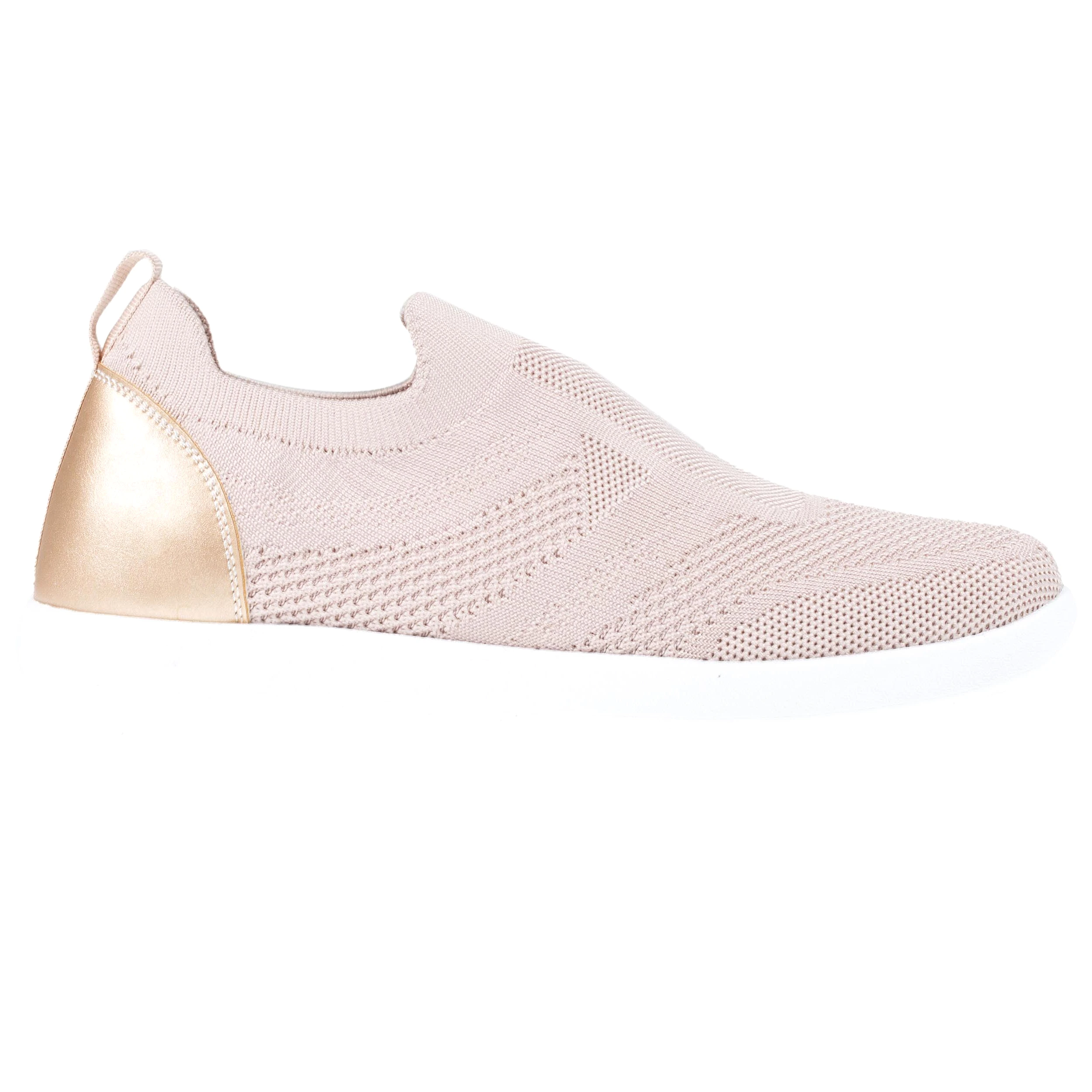 Baskets Confort Femme slip-on Rose poudré