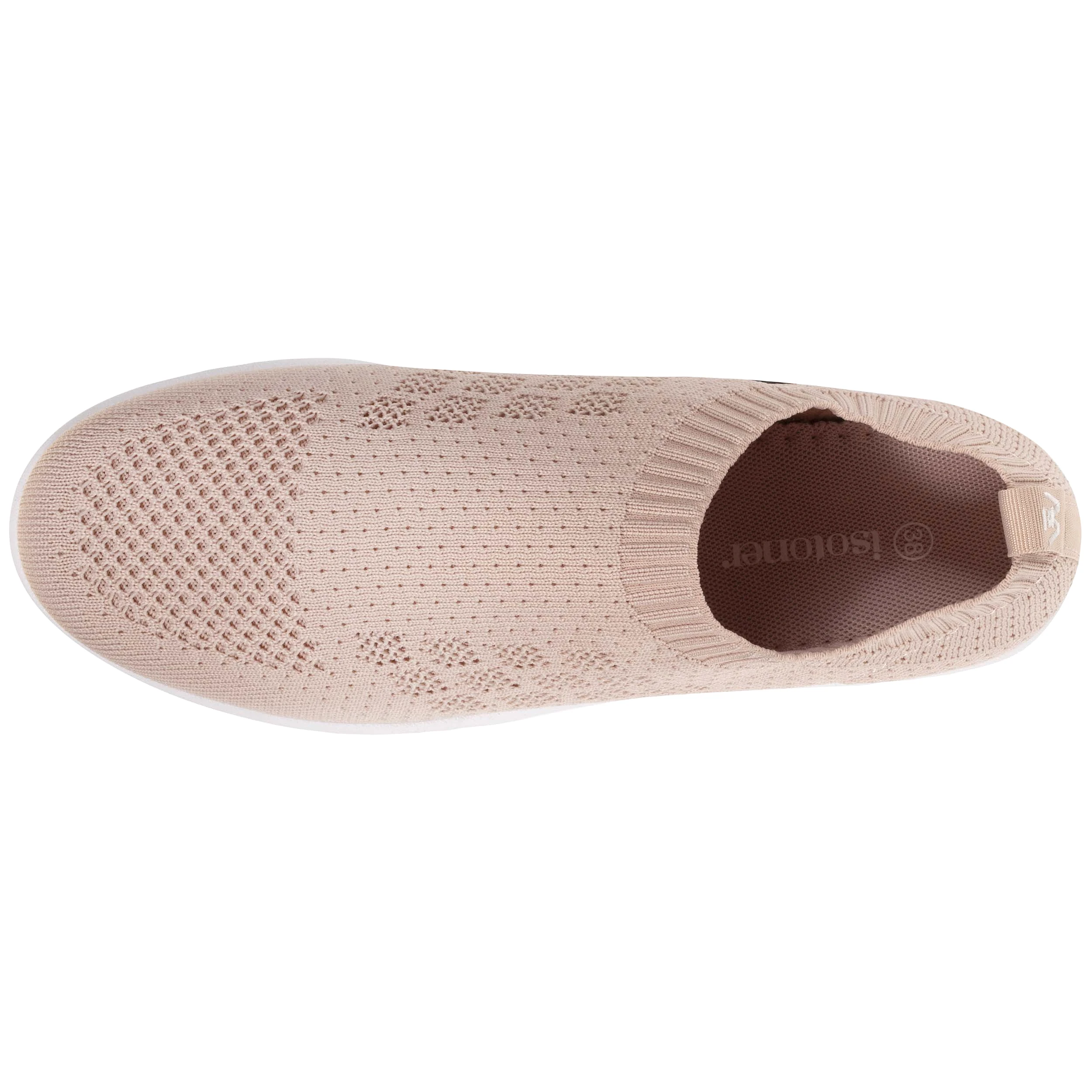 Baskets Confort Femme Slip-on Rose