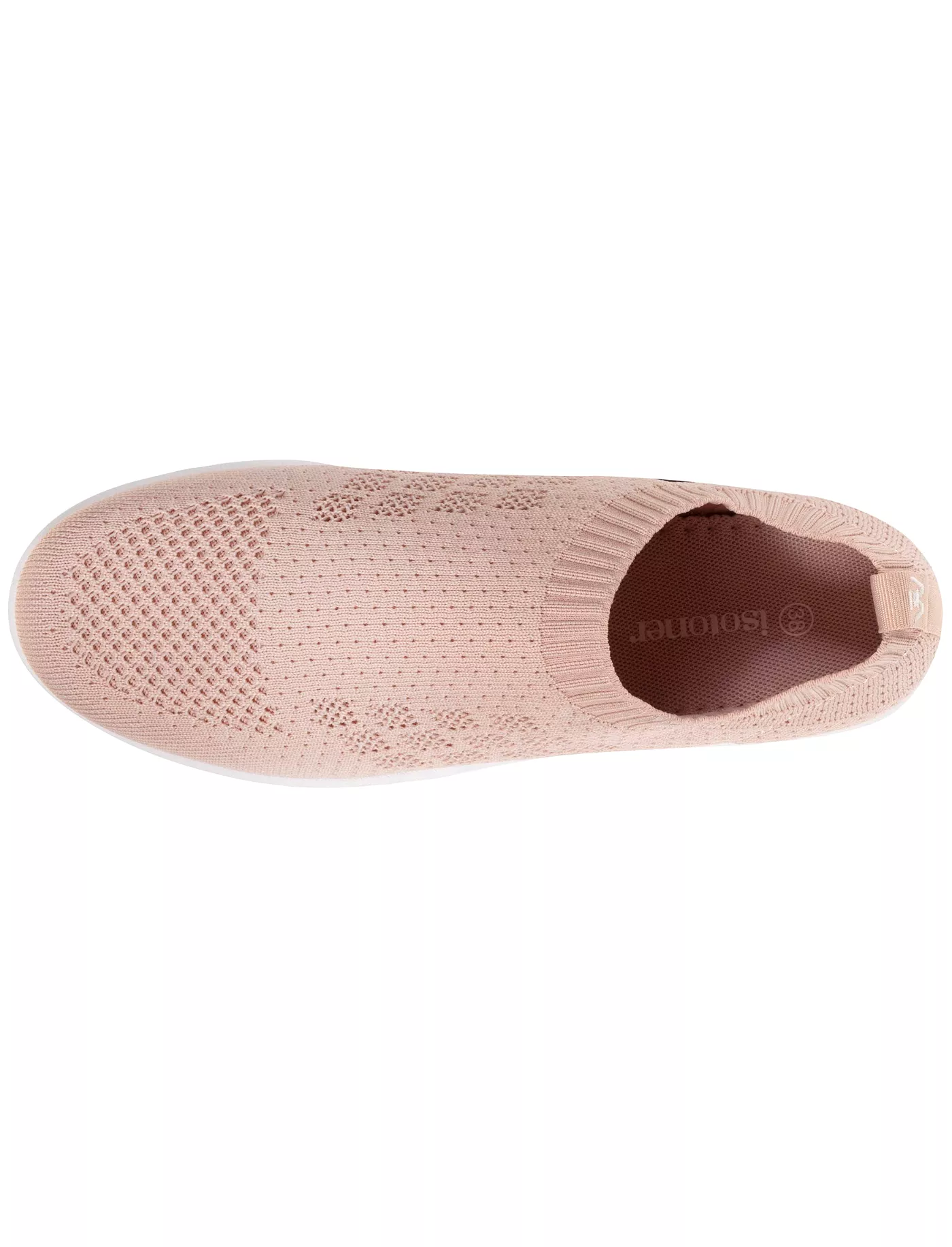 Baskets Confort Femme Slip-on Rose