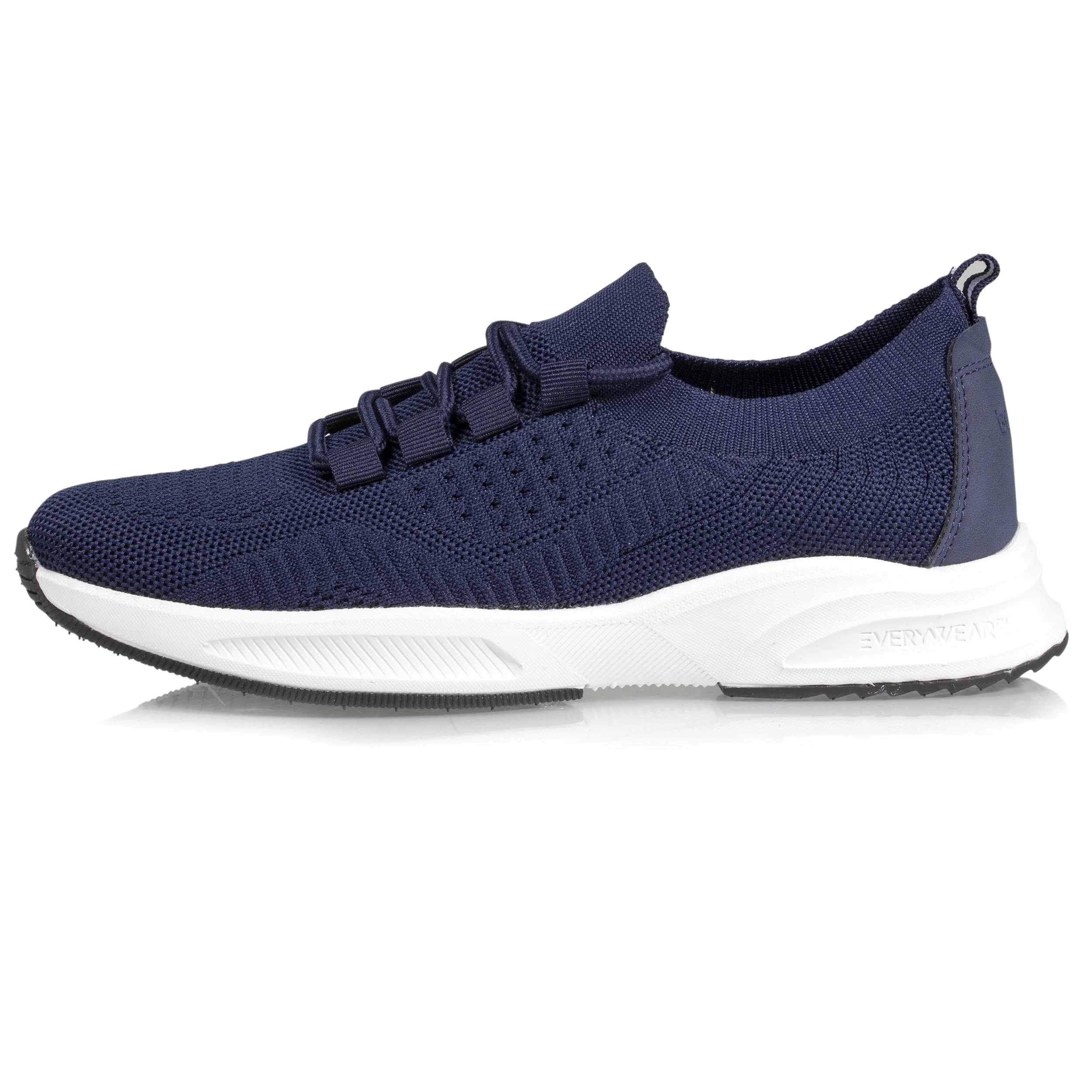 Baskets Confort Femme Slip-on à lacets Marine