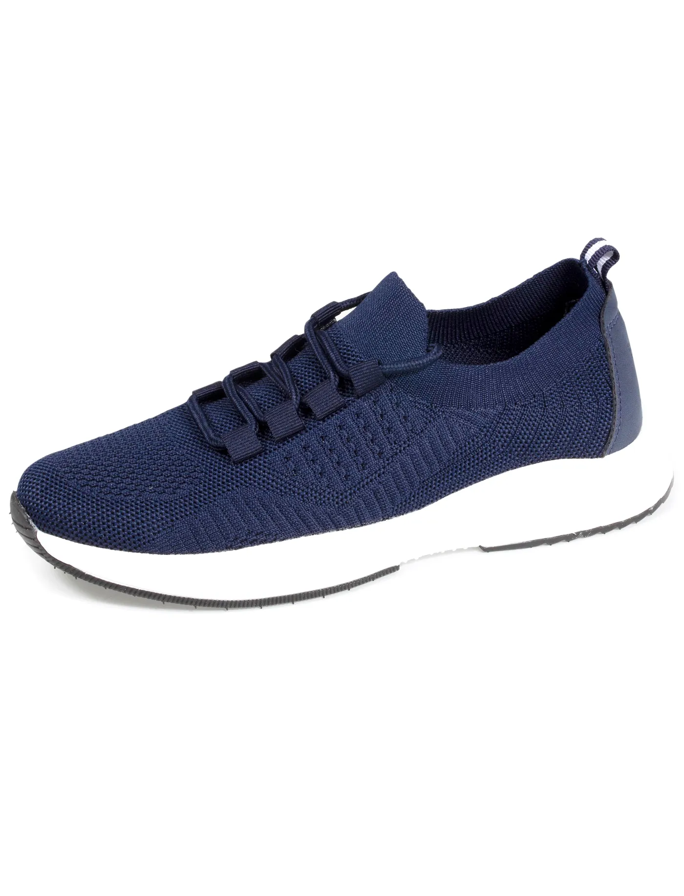 Baskets Confort Femme Slip-on à lacets Marine