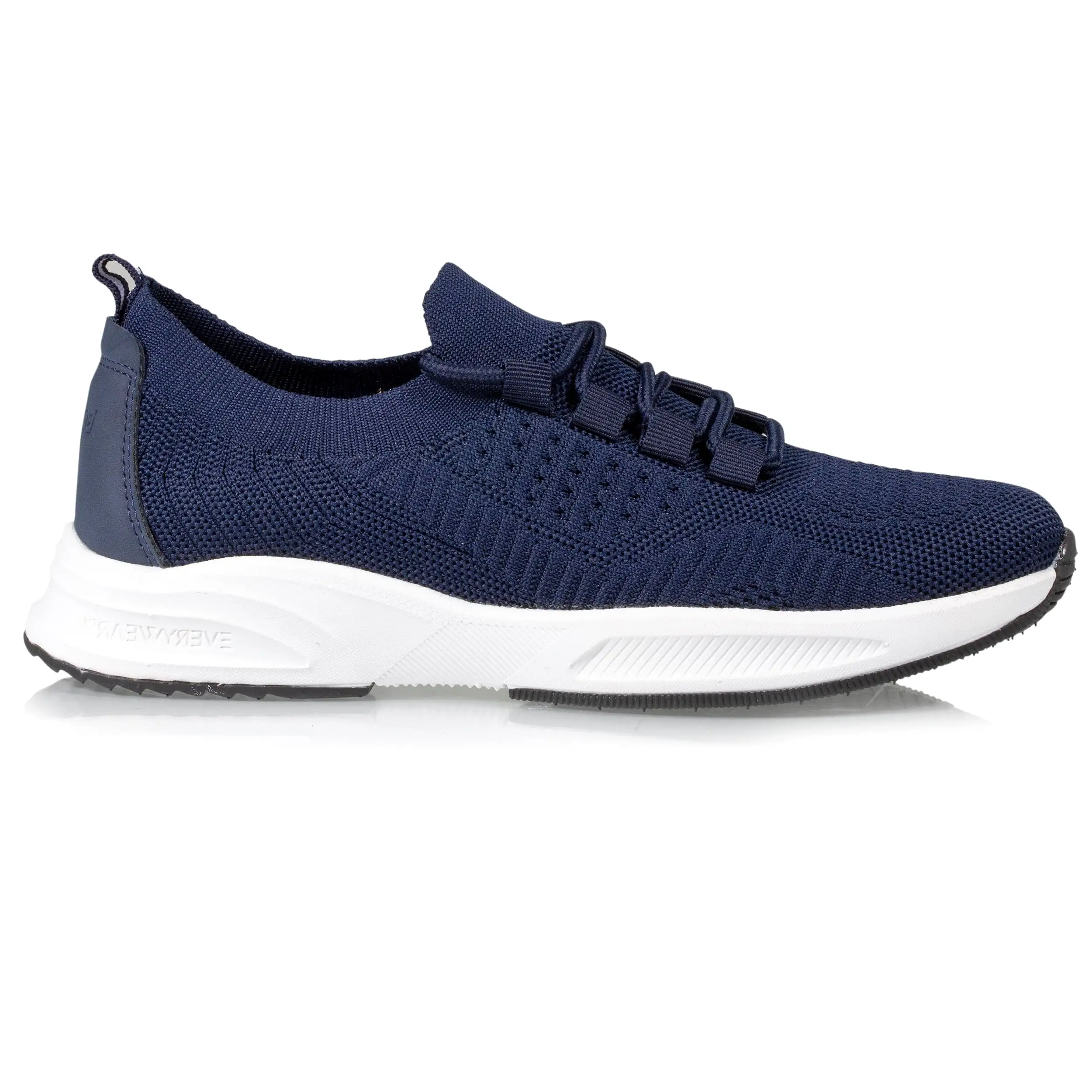 Baskets Confort Femme Slip-on à lacets Marine