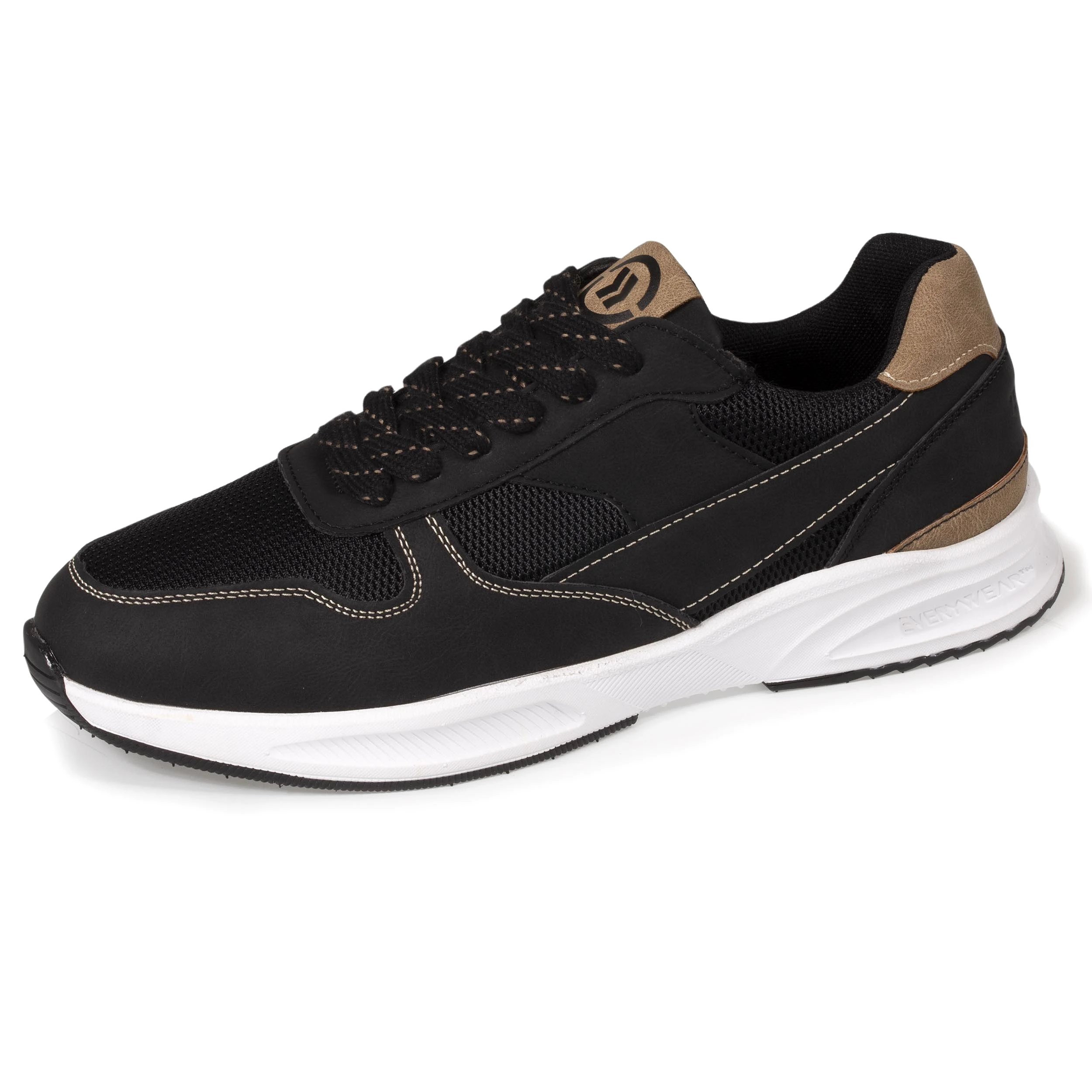 Baskets Confort Homme Noir