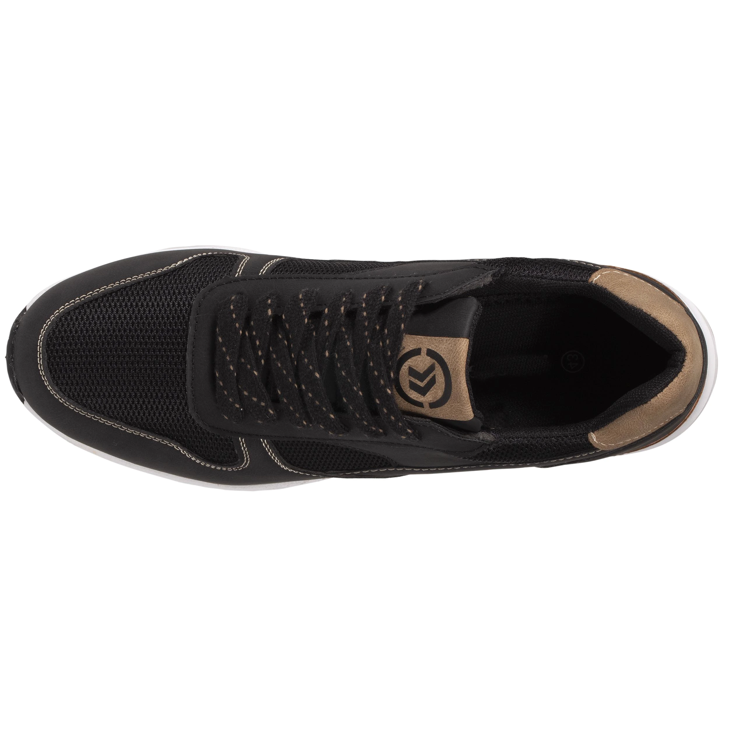 Baskets Confort Homme Noir