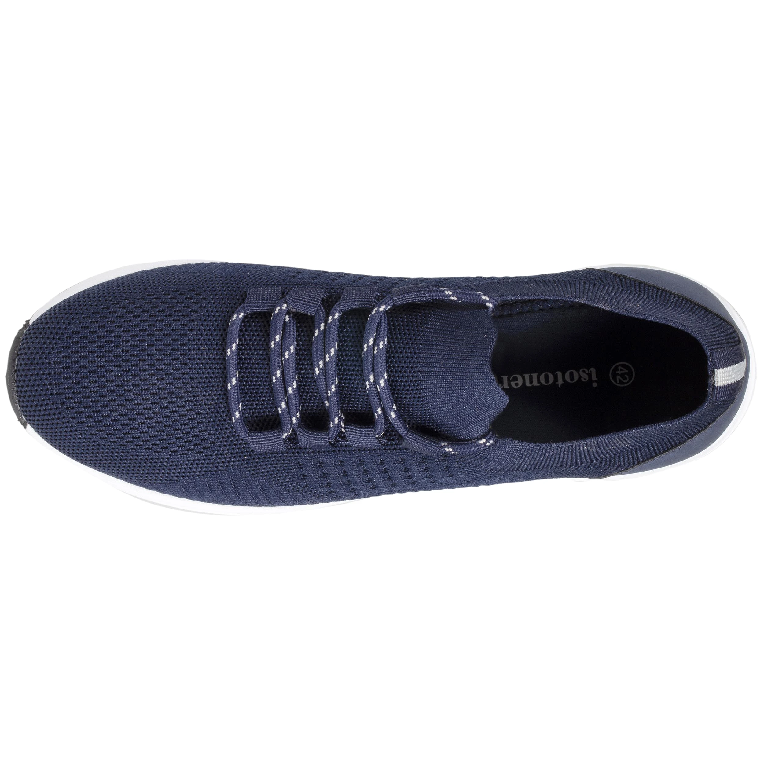 Baskets Confort Homme slip-on lacets Marine