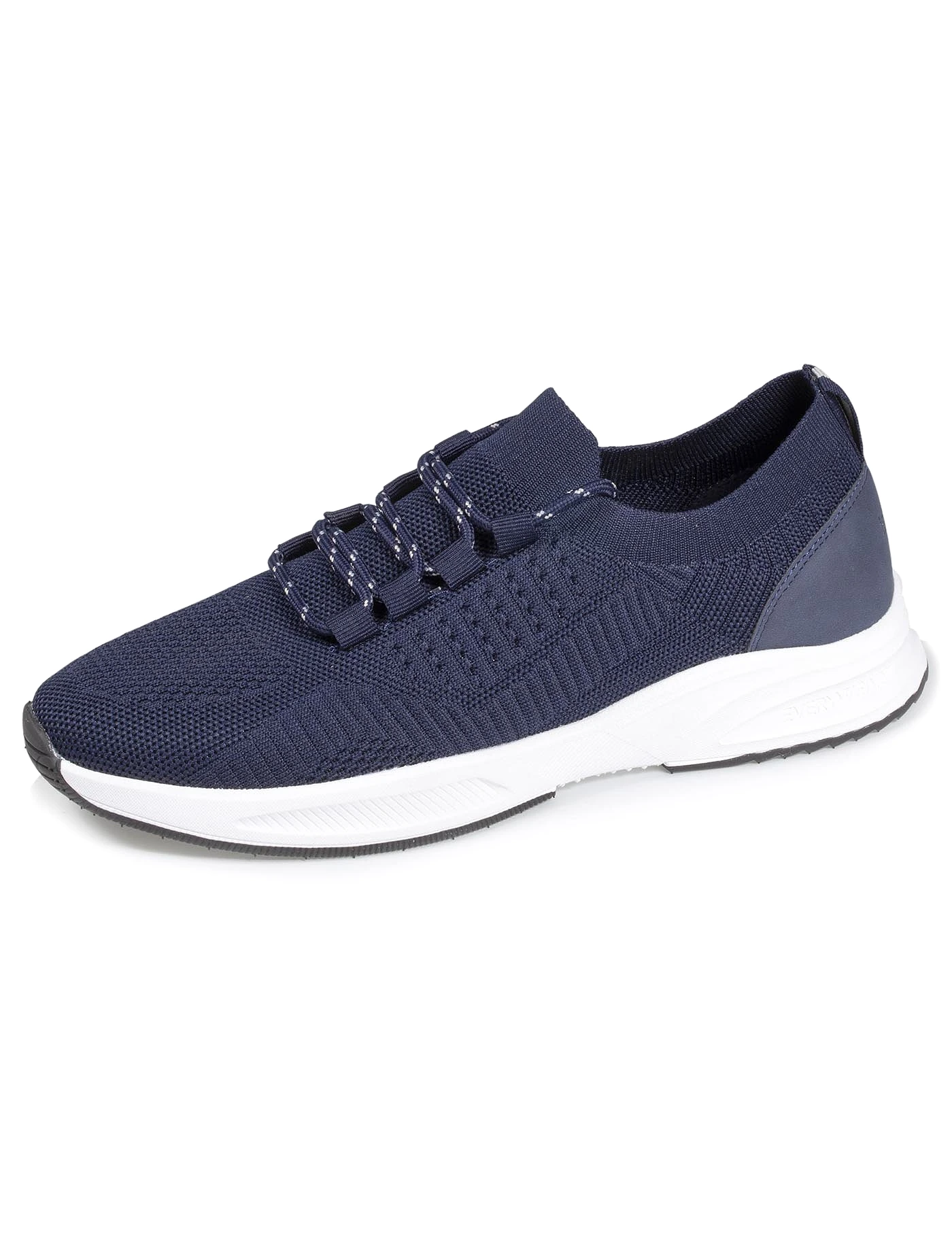 Baskets Confort Homme slip-on lacets Marine