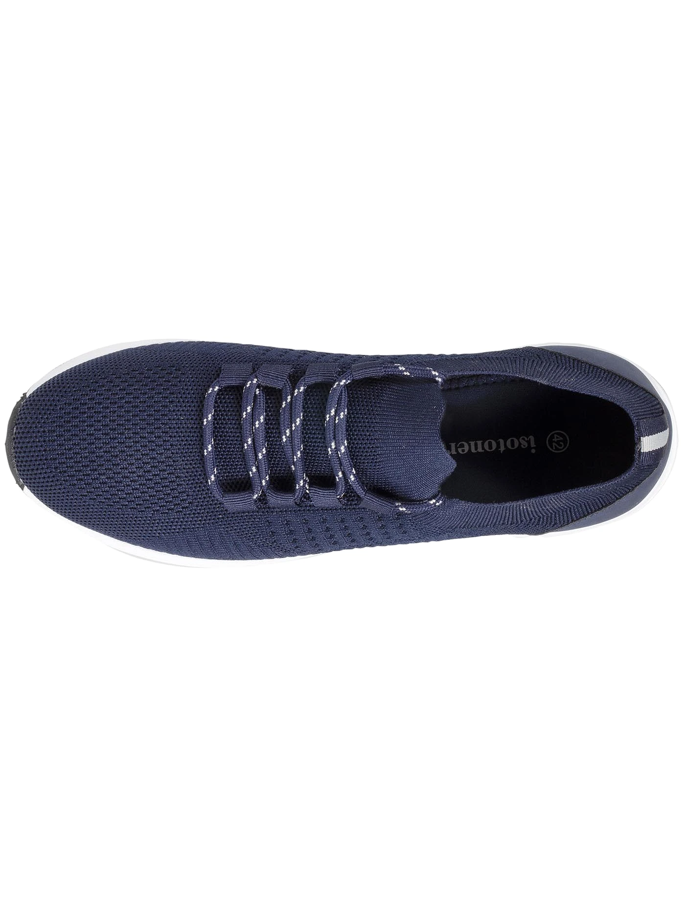 Baskets Confort Homme slip-on lacets Marine