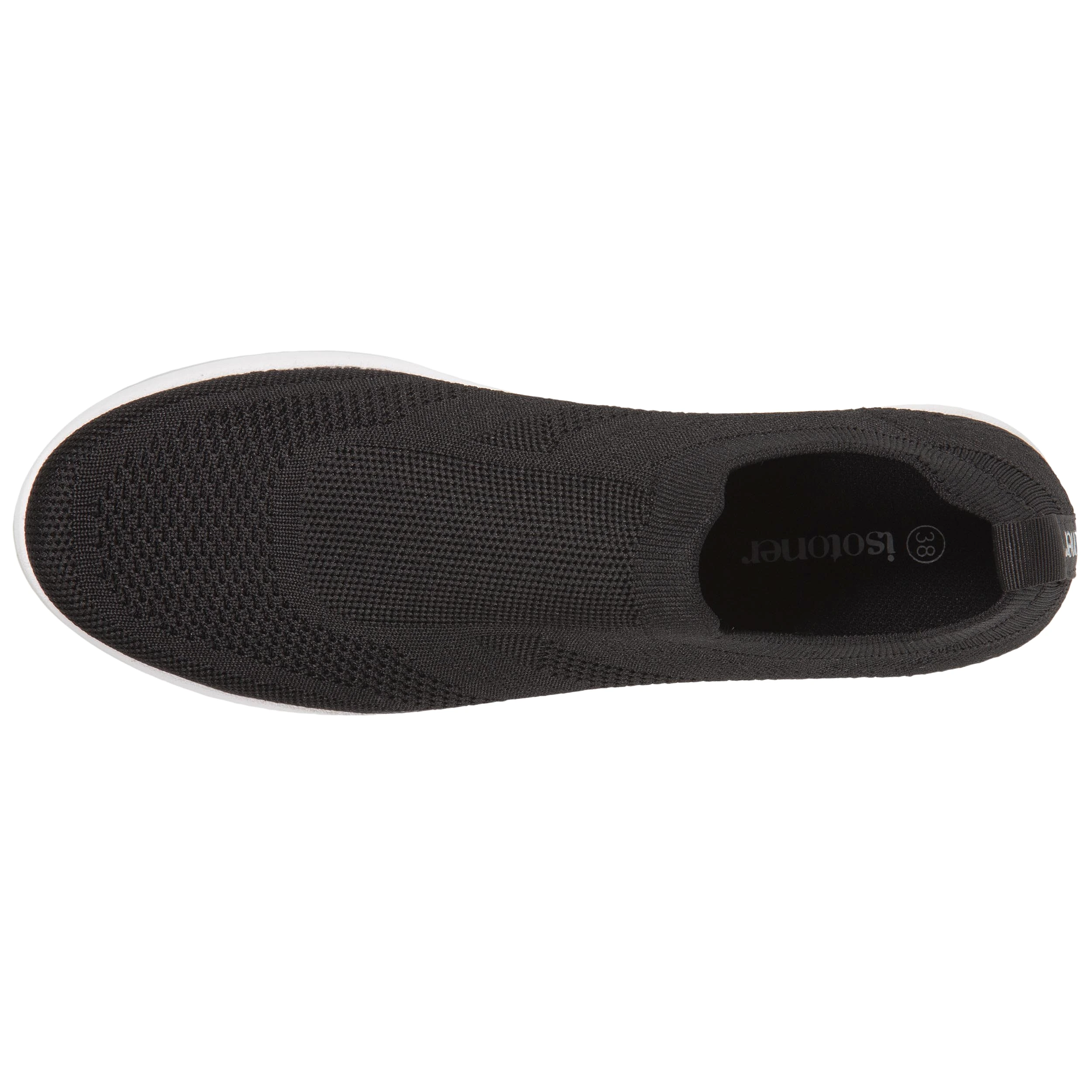 Baskets Confort Homme Slip-on Noir