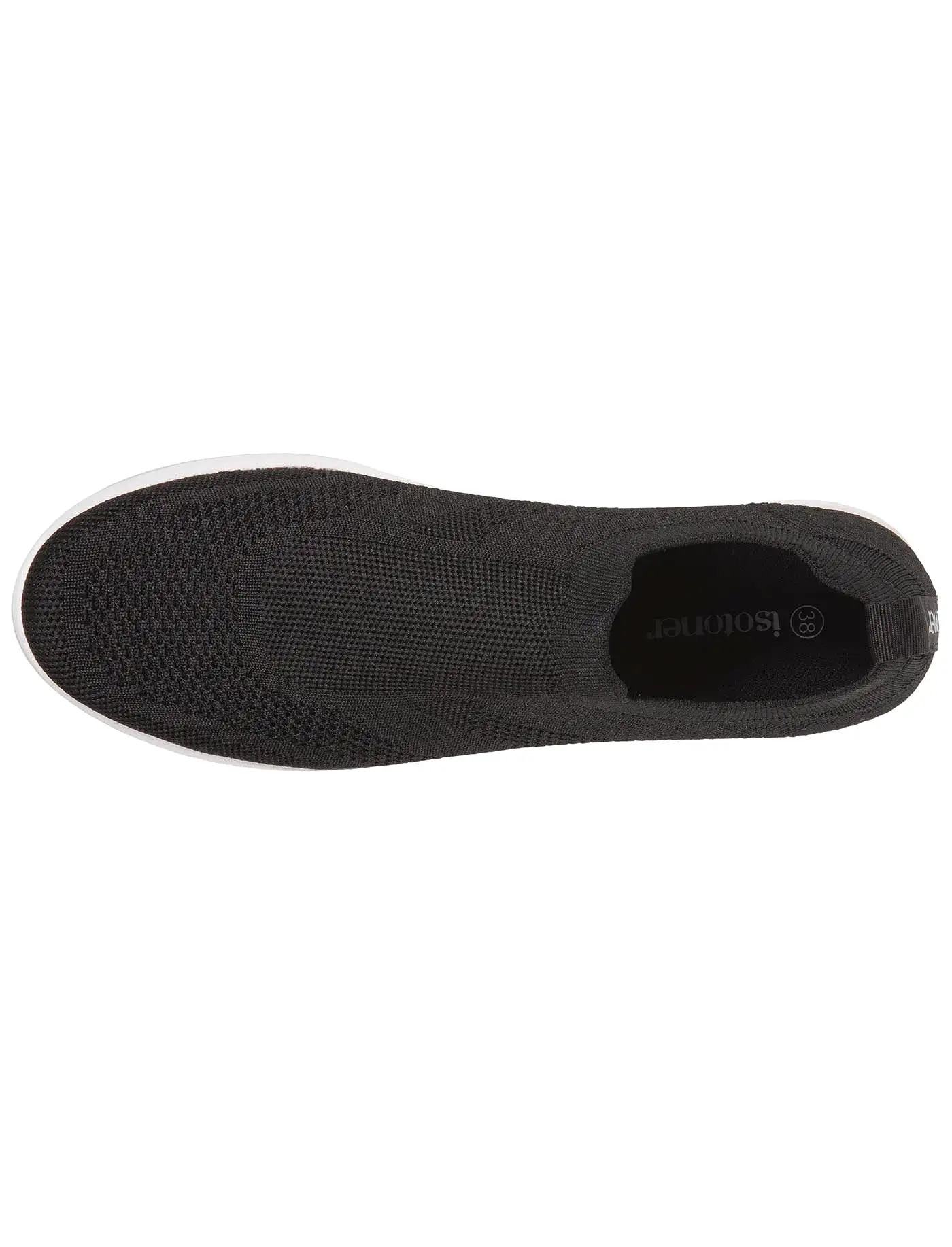 Baskets Confort Homme Slip-on Noir