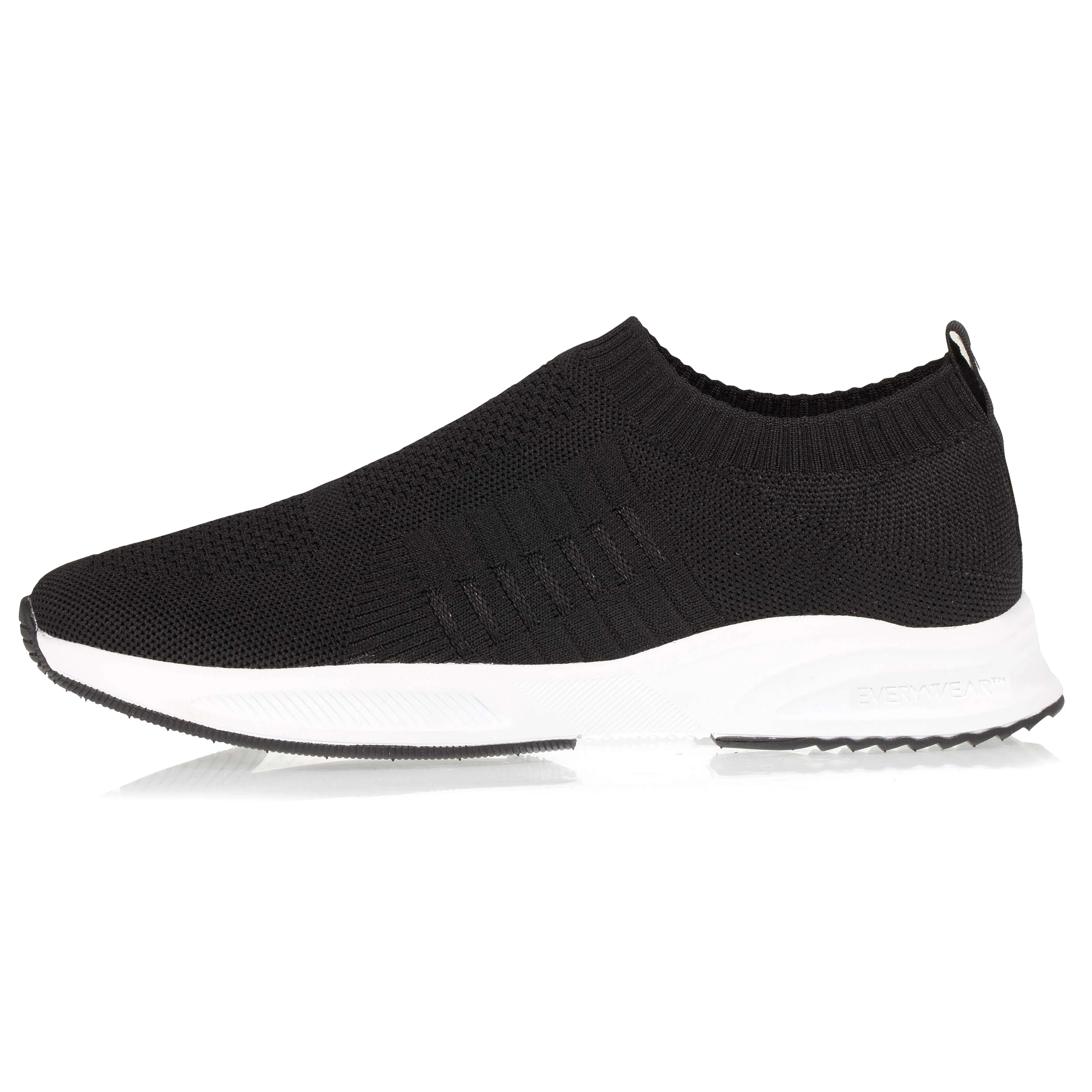 Baskets Confort Homme Slip-on noir