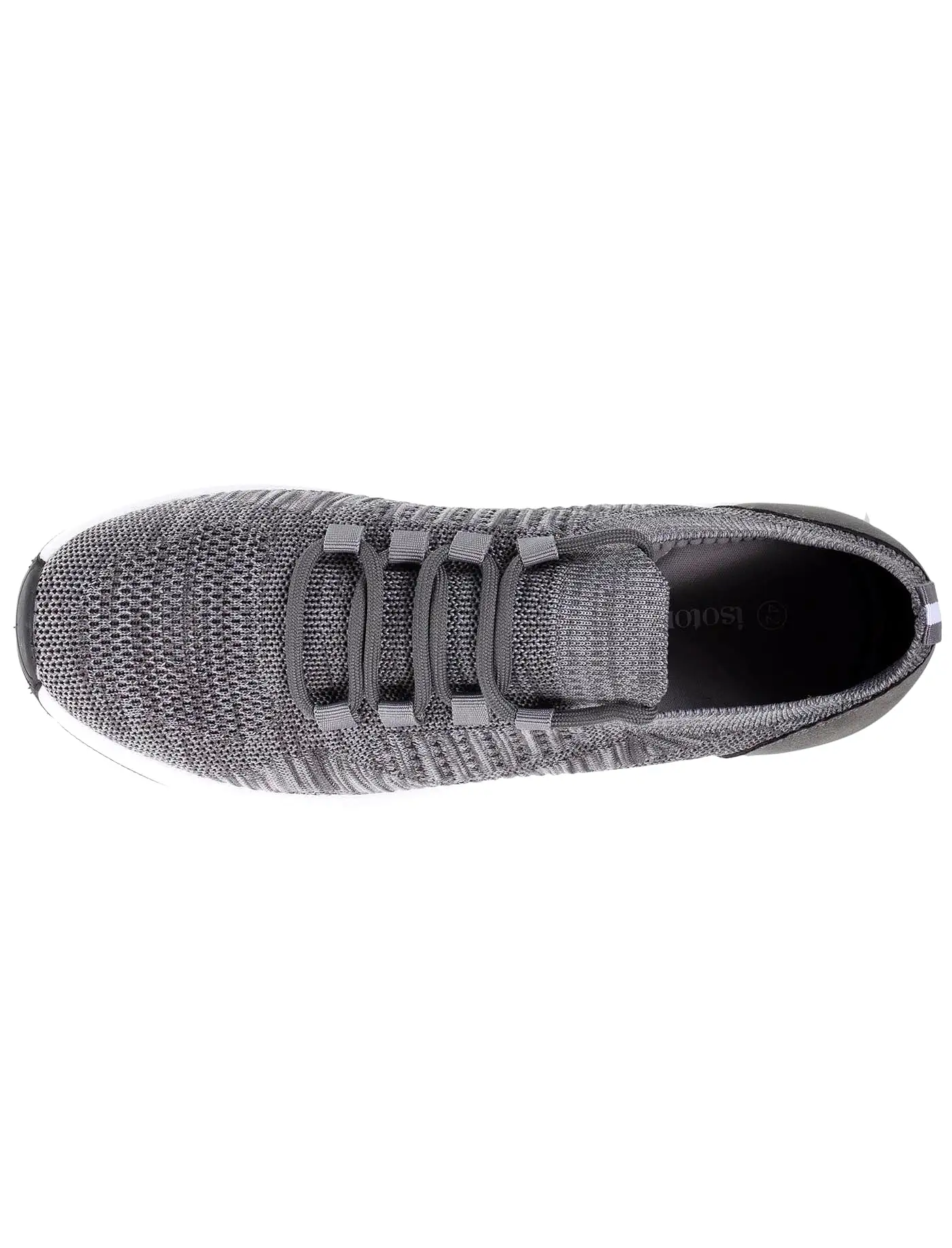 Baskets Confort Homme slip-on à lacets Gris