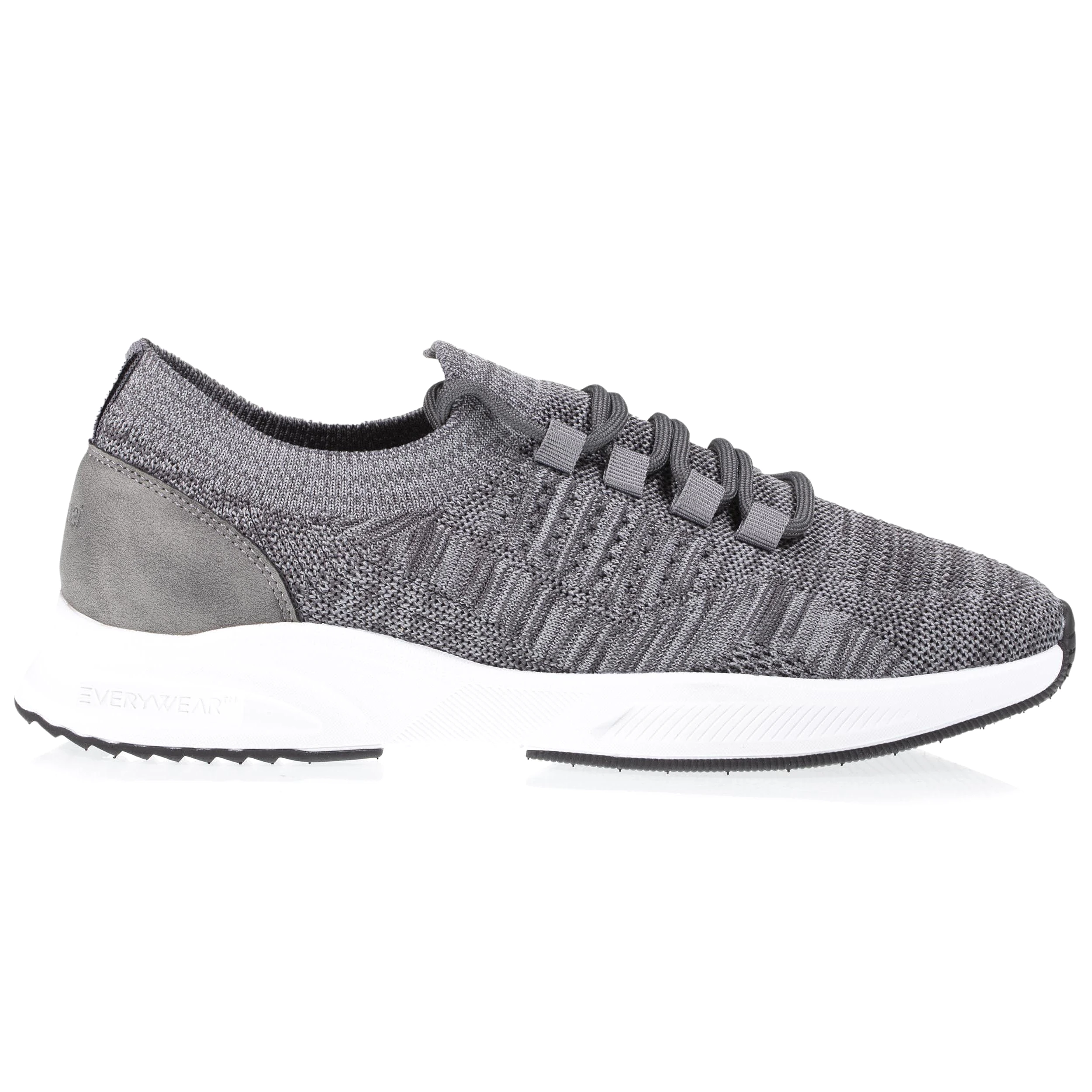 Baskets Confort Homme slip-on à lacets Gris