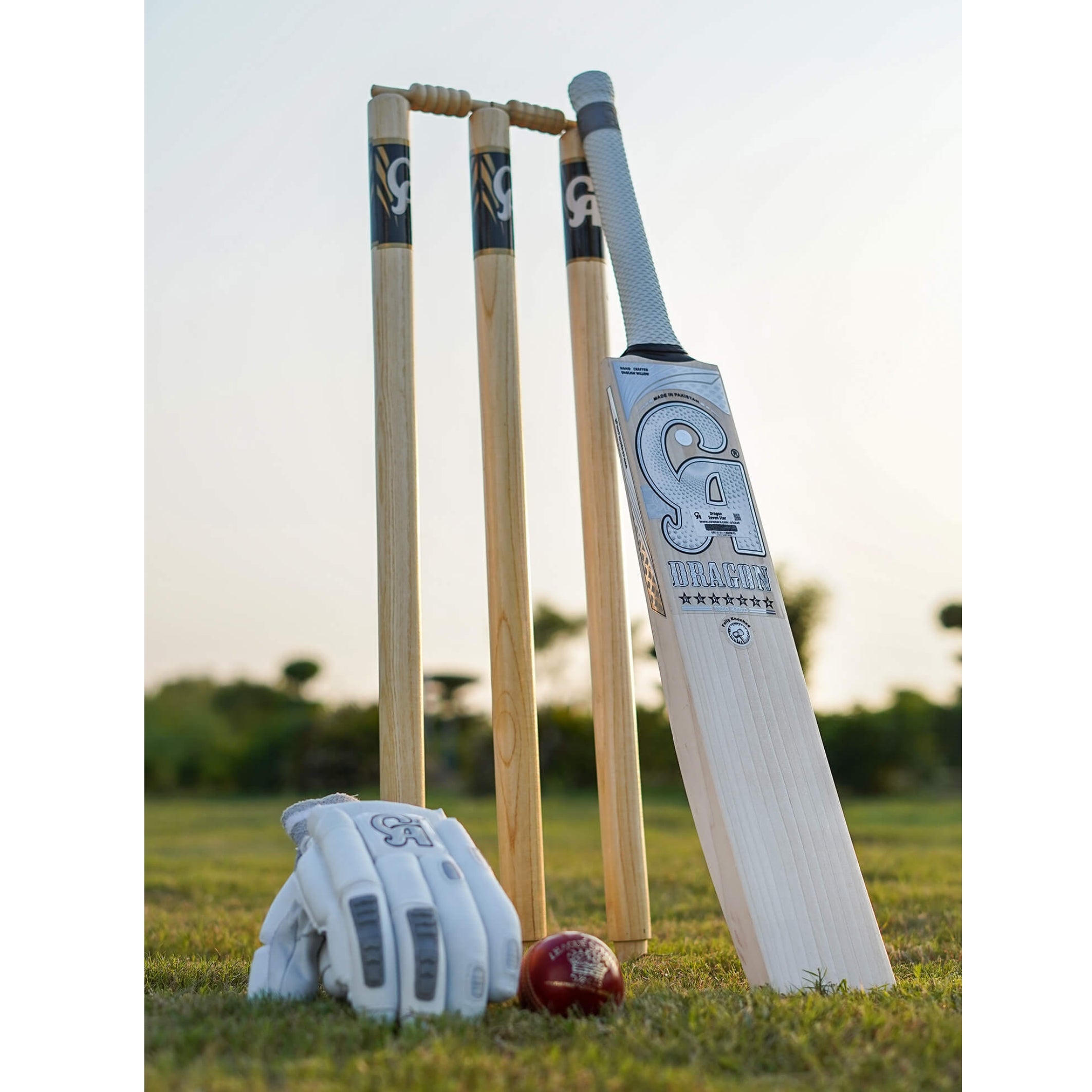 CA Cricket Bat, Model White Dragon 7-Star, English Willow 2024 MODEL