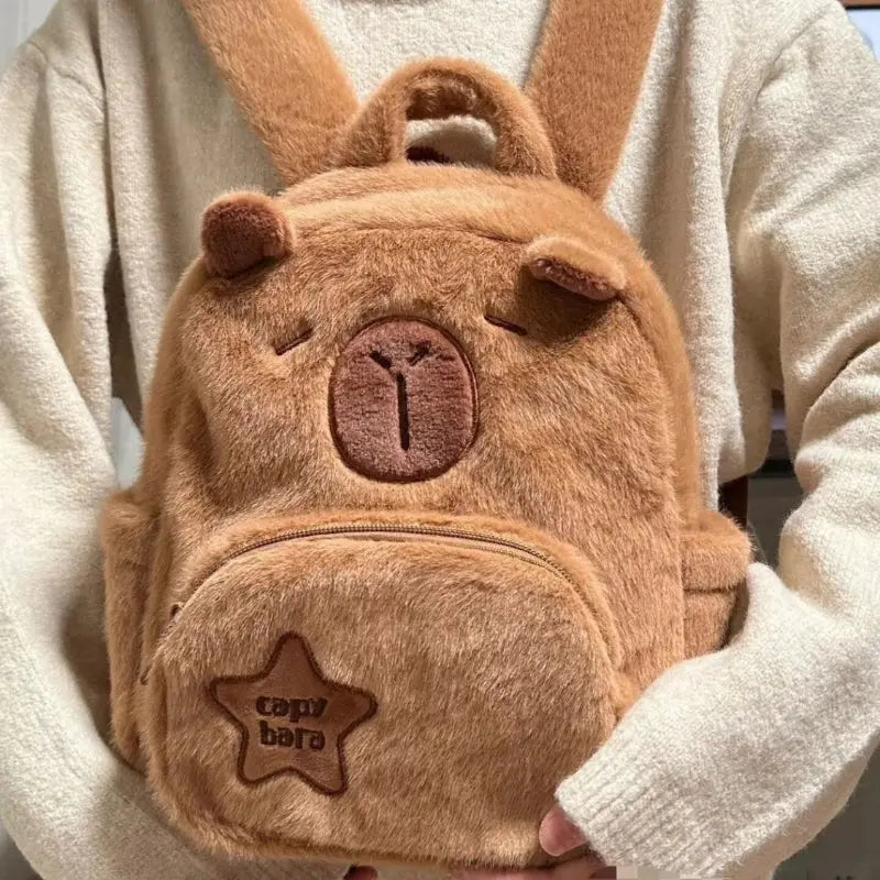 Capybara Plush Backpack - Lovesickdoe