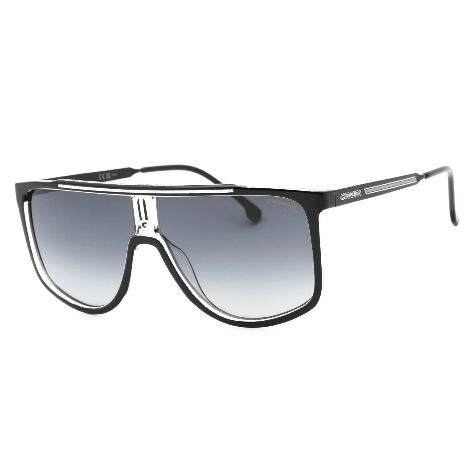 Carrera CARRERA 1056/S Sunglasses BLACK WHTE / DARK GREY SF