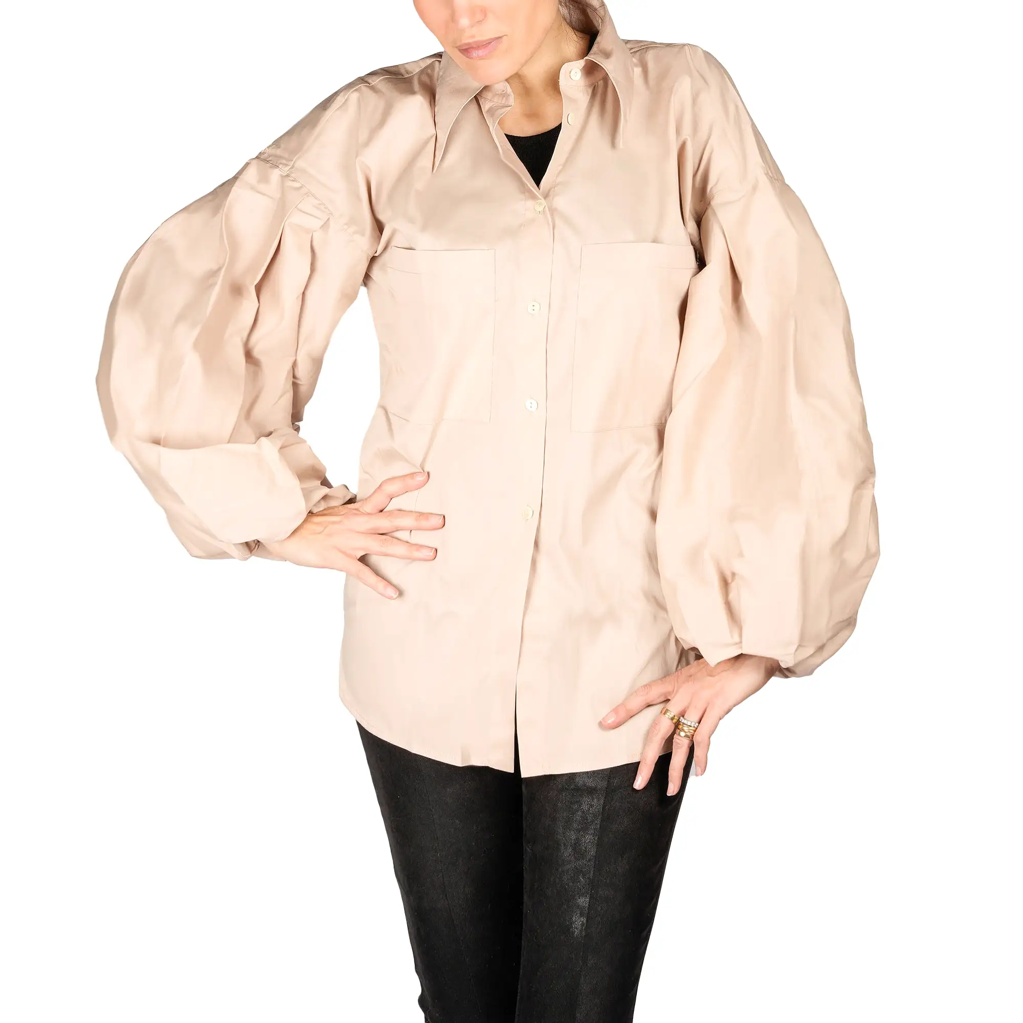 Cotton Shirt Beige