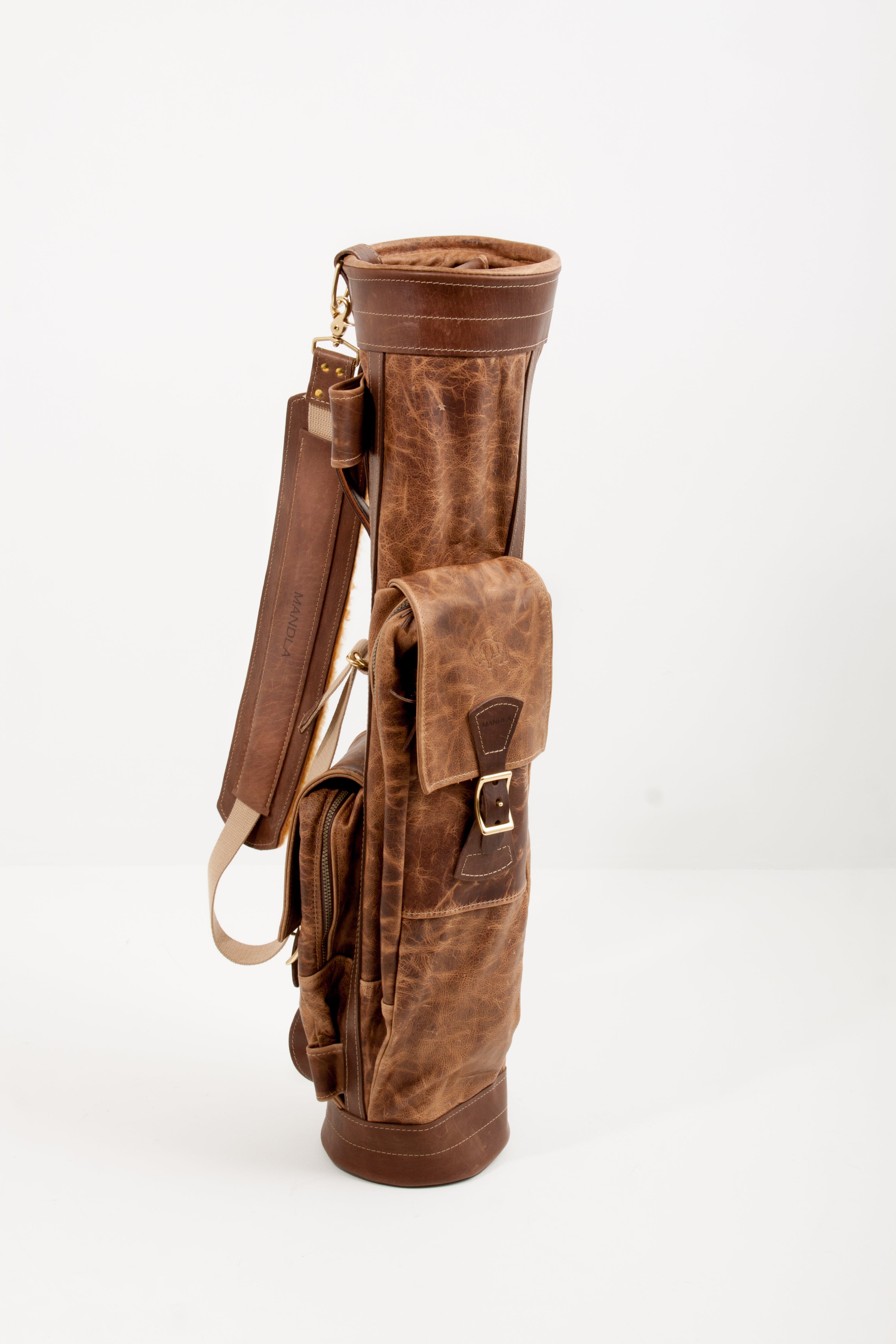 Custom Premium Leather Airliner Style Golf Bag