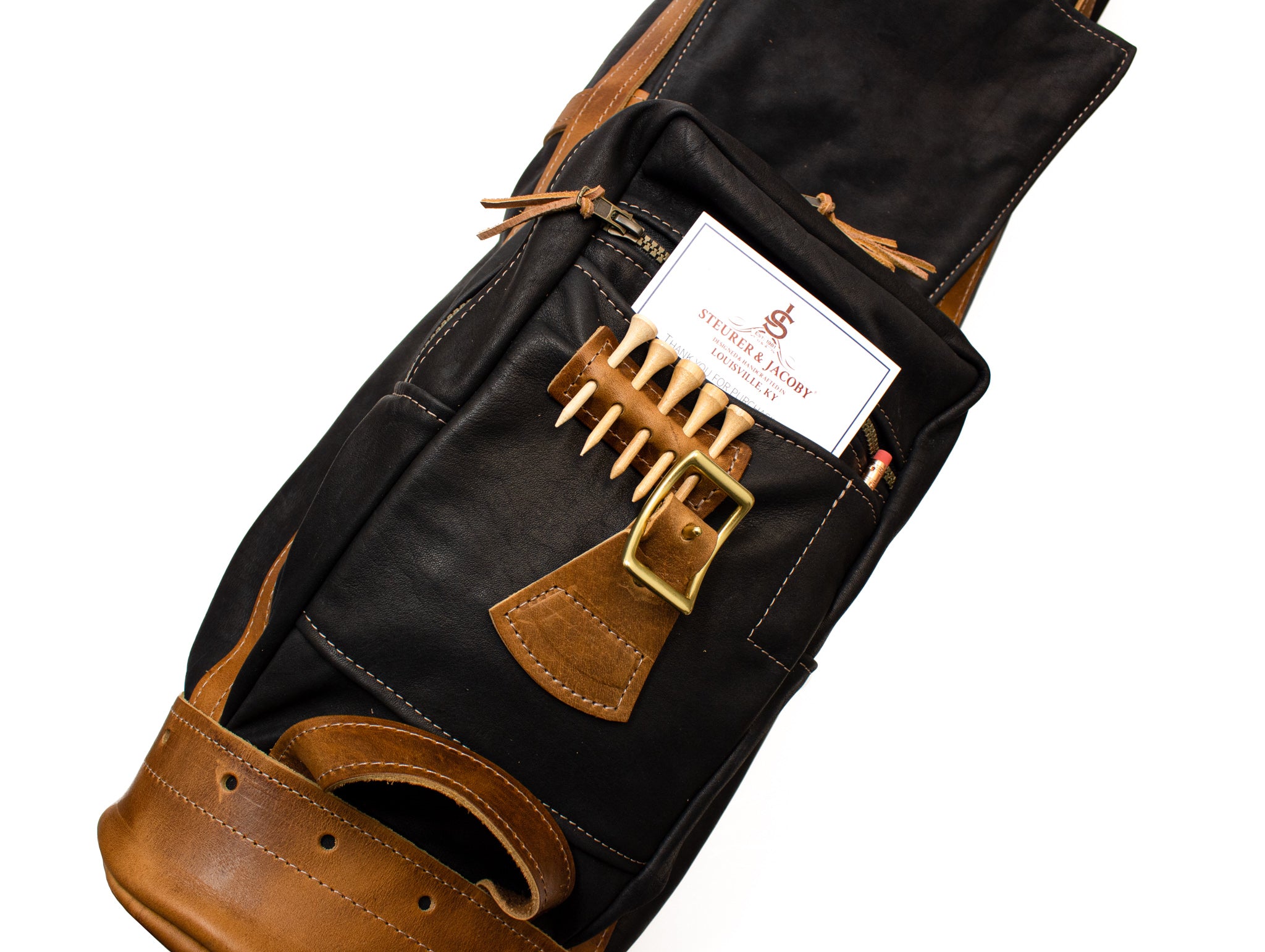 Custom Premium Leather Classic Staff Golf Bag