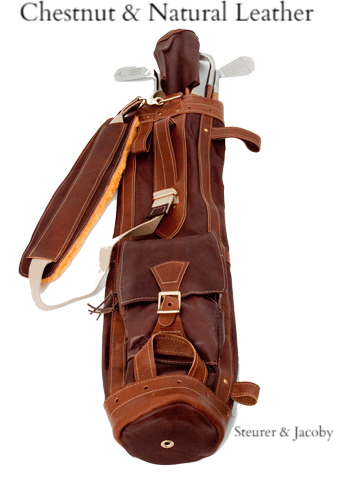 Custom Premium Leather Pencil Style Golf Bag