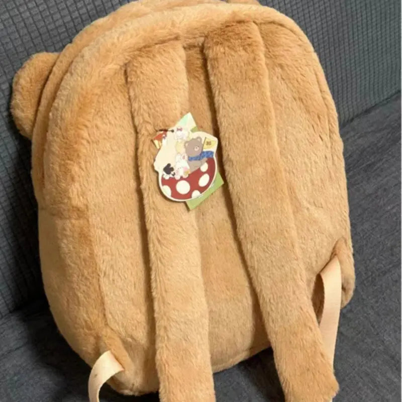 Cute Bear Plush Backpack