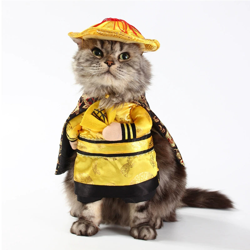 Dog Funny Clothes Pet Funny Courier Halloween Pet Costume Clothes Medium Large Dog Cat