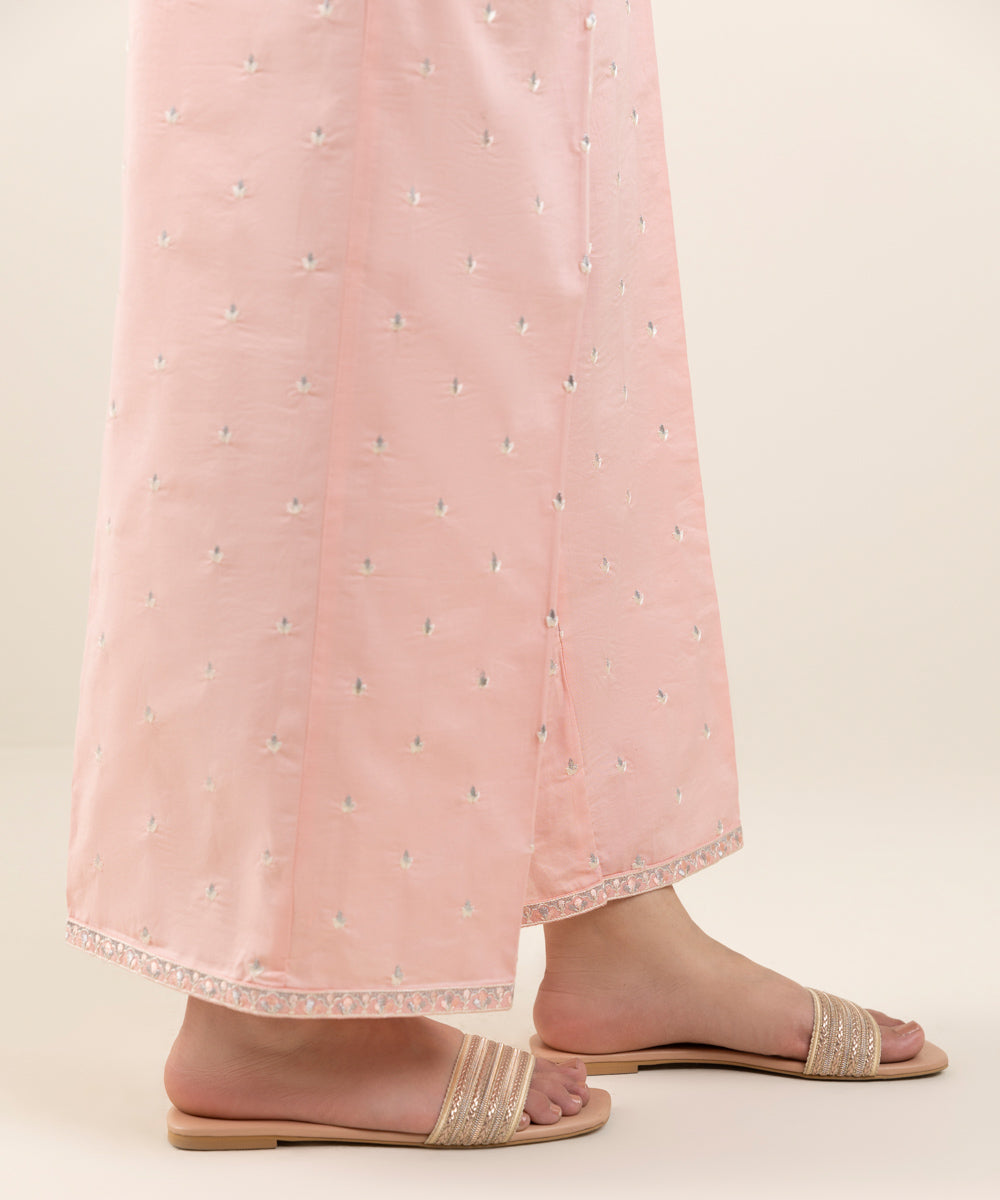 Embroidered Cambric Culottes