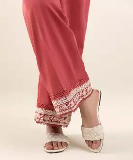 Embroidered Cotton Culottes