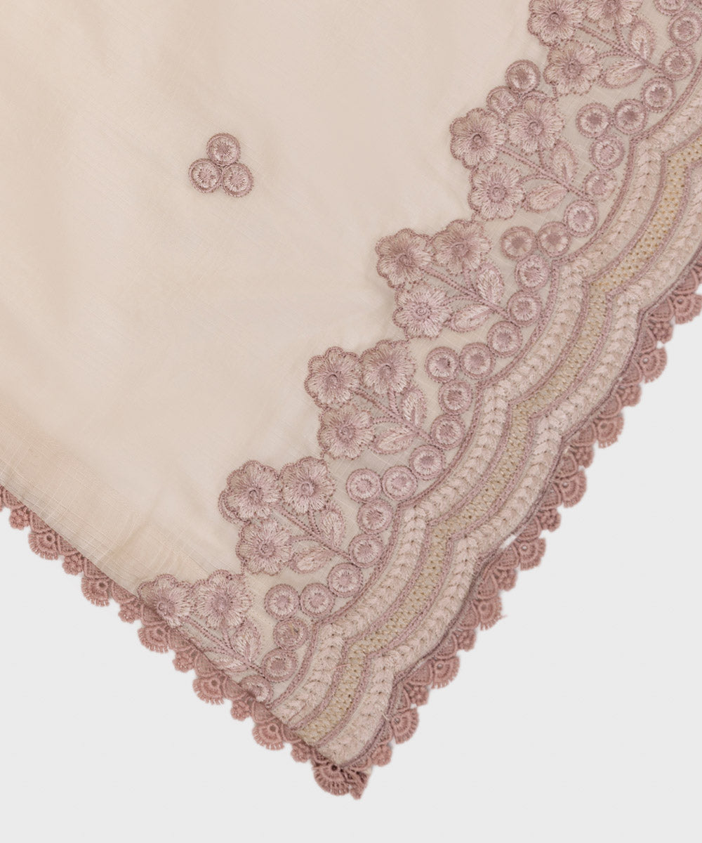 Embroidered Voile Dupatta